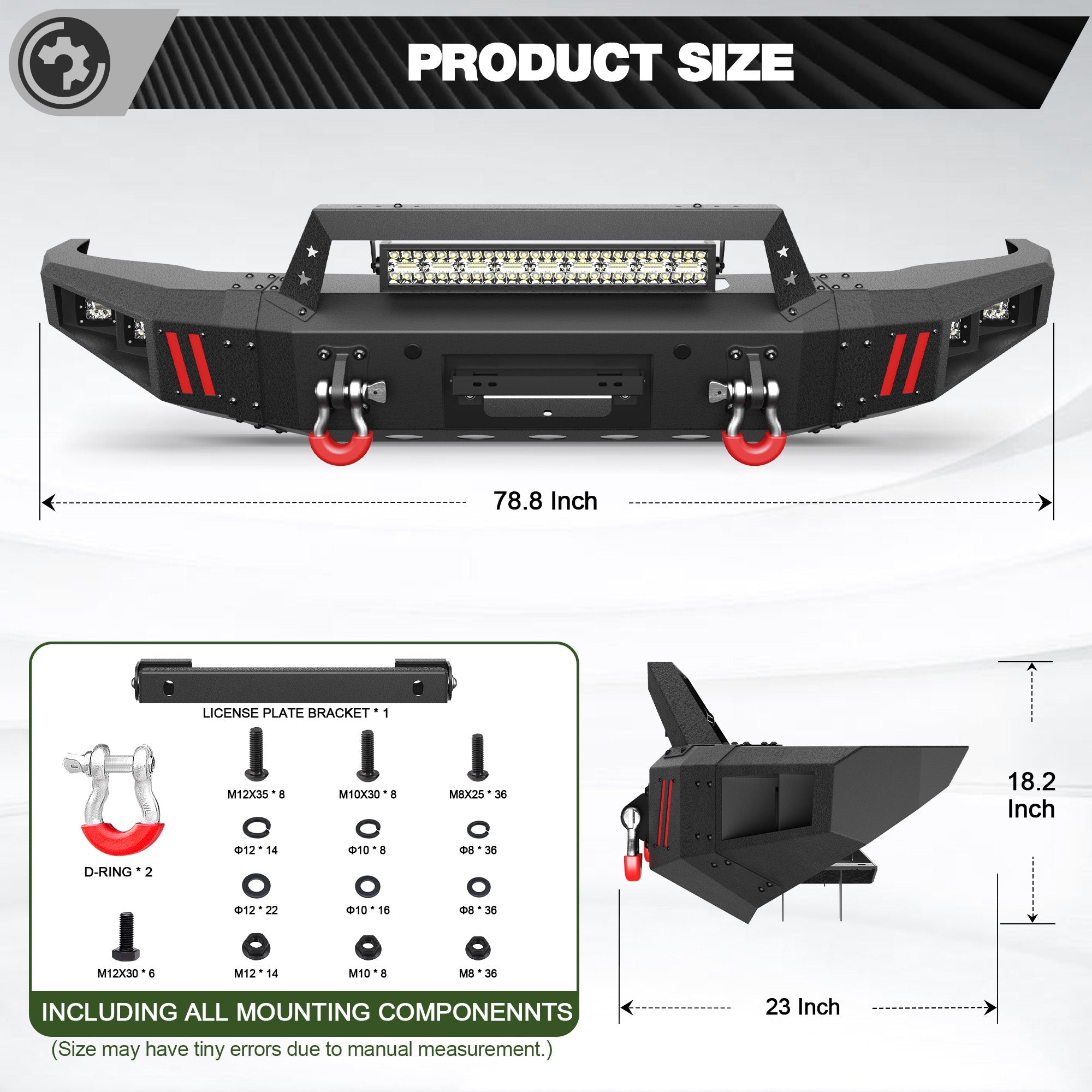04-21 Tundra Front Bumper For 2014 2015 2016 2017 2018 2019 2020 2021 Toyota Tundra - nadiaauto
