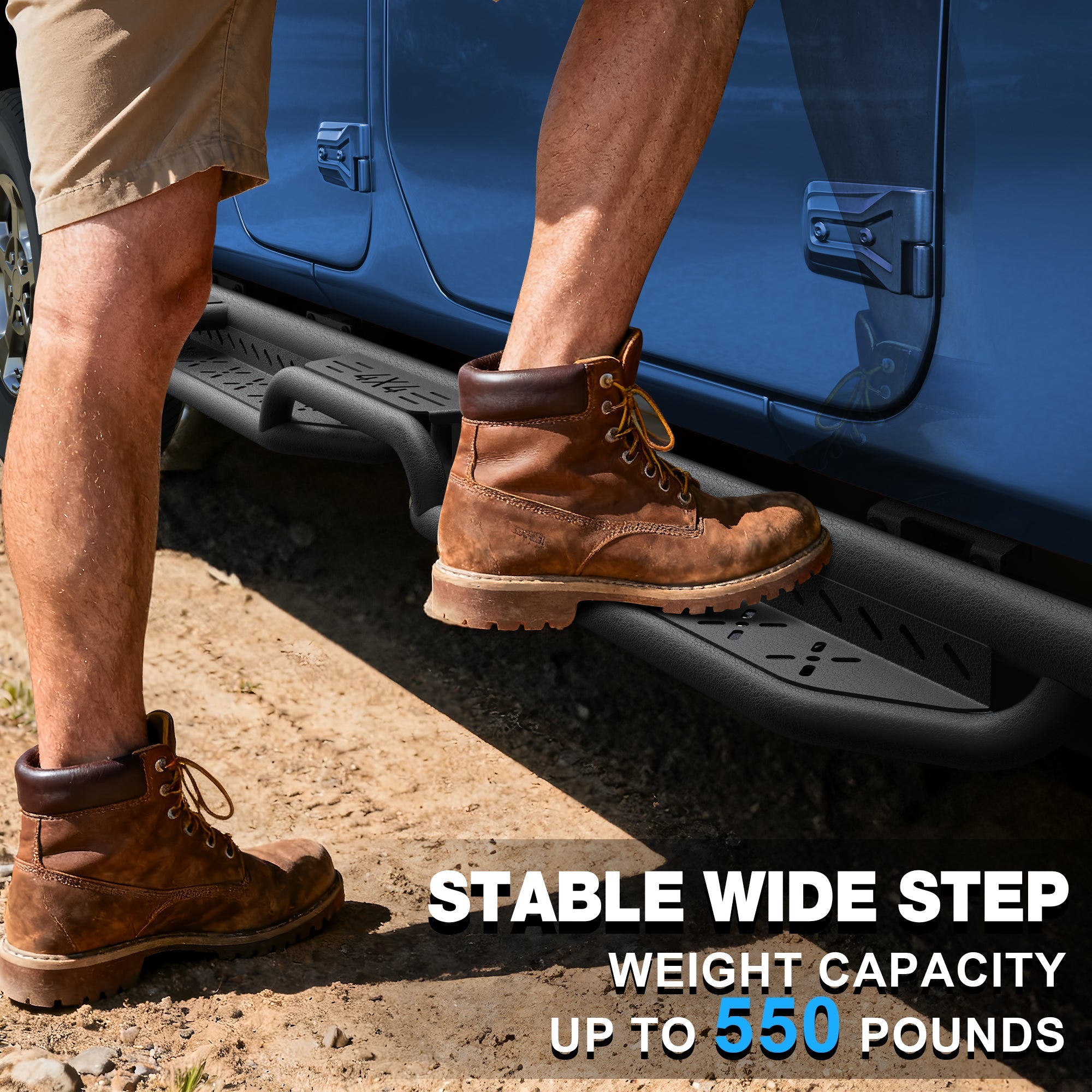 04 - 25 Titan Running Boards Side Steps Fits for 2004 - 2025 Nissan Titan & Titan XD 4 - Door - nadiaauto