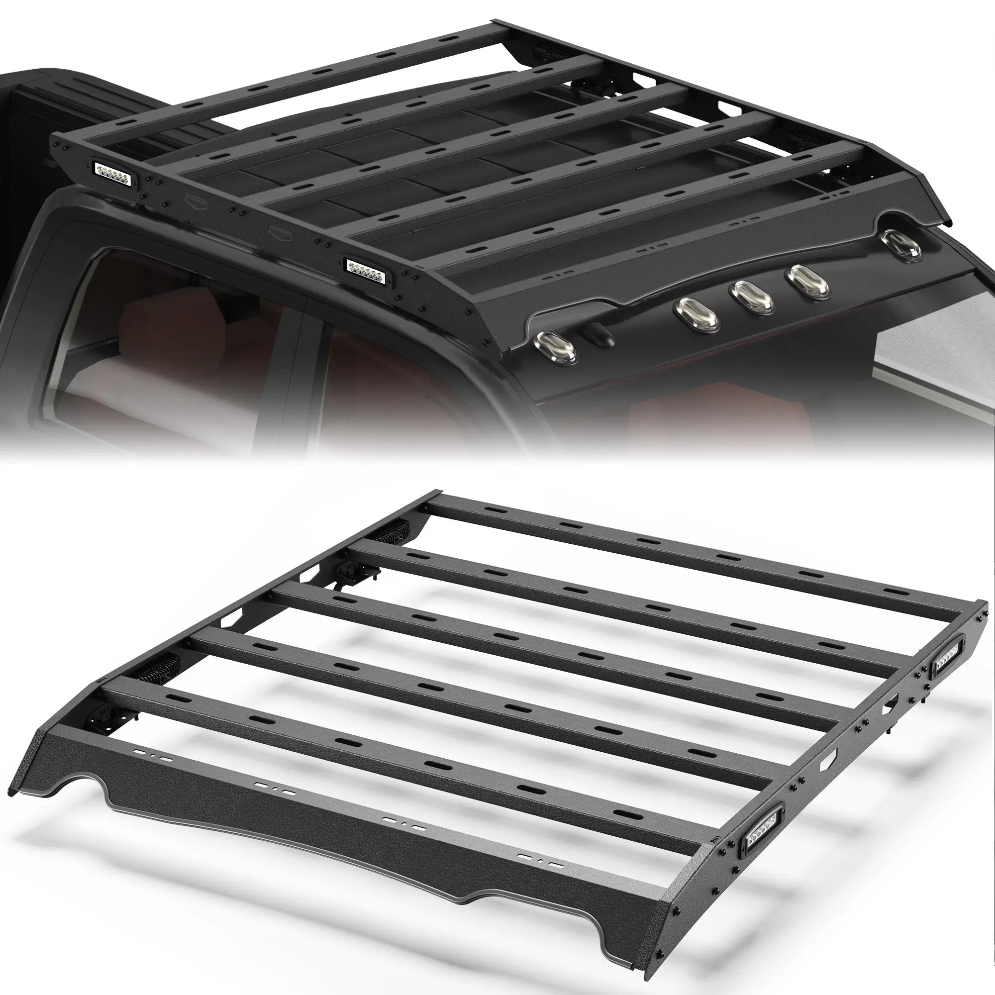 Longsun Ram 2500 Roof Rack Rooftop Cargo Rack for 2010-2018 RAM 2500 Crew Cab