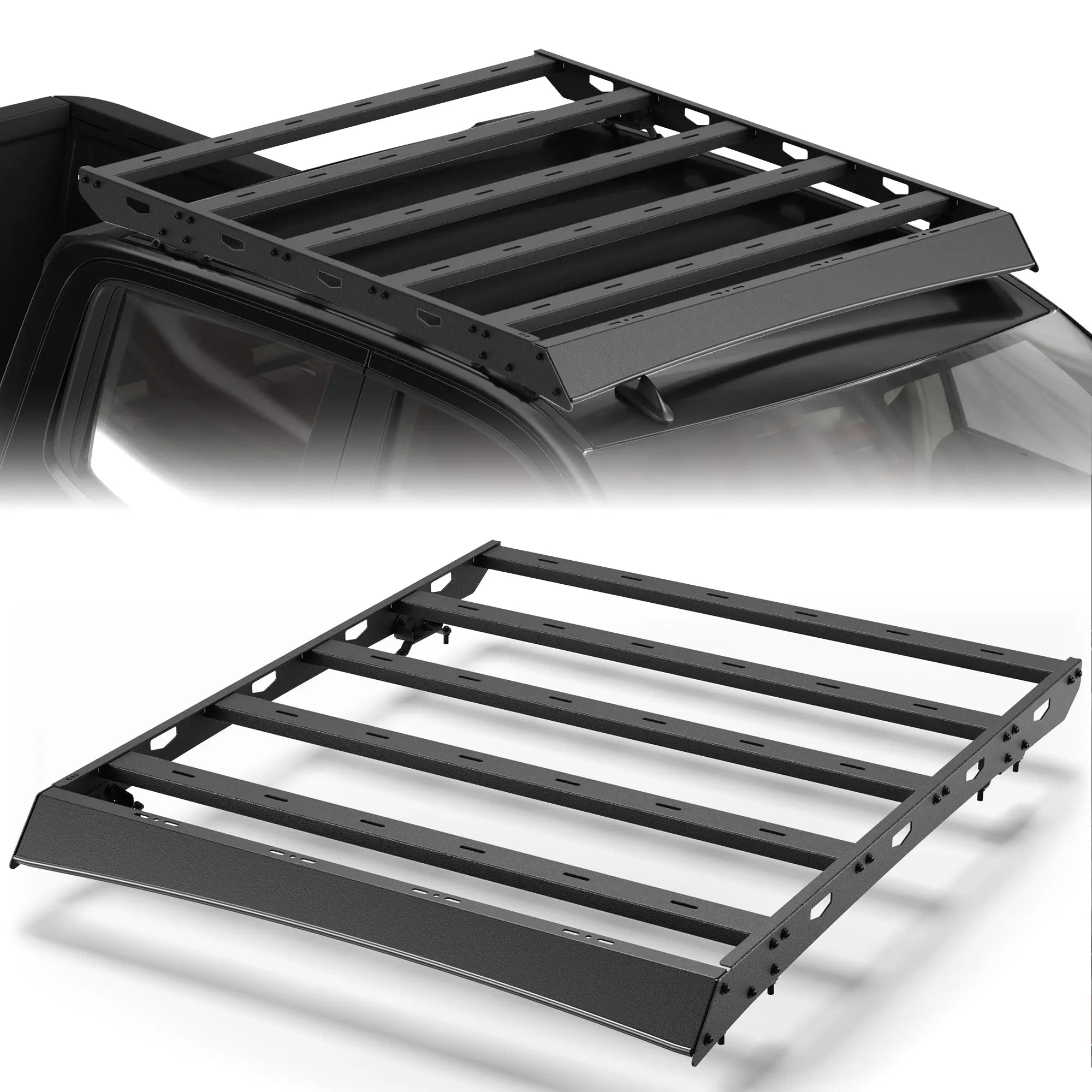 Longsun Roof Rack Cargo Crossbars Compatible with Chevy Silverado 1500/2500 2019-2025 Regular Cab Only