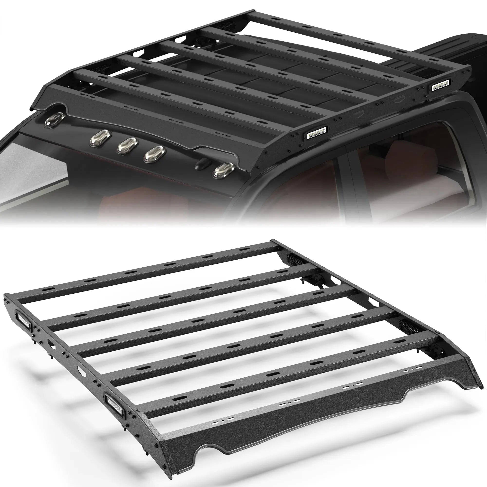 Longsun Ram 2500 Roof Rack Rooftop Cargo Rack for 2010-2018 RAM 2500 Crew Cab