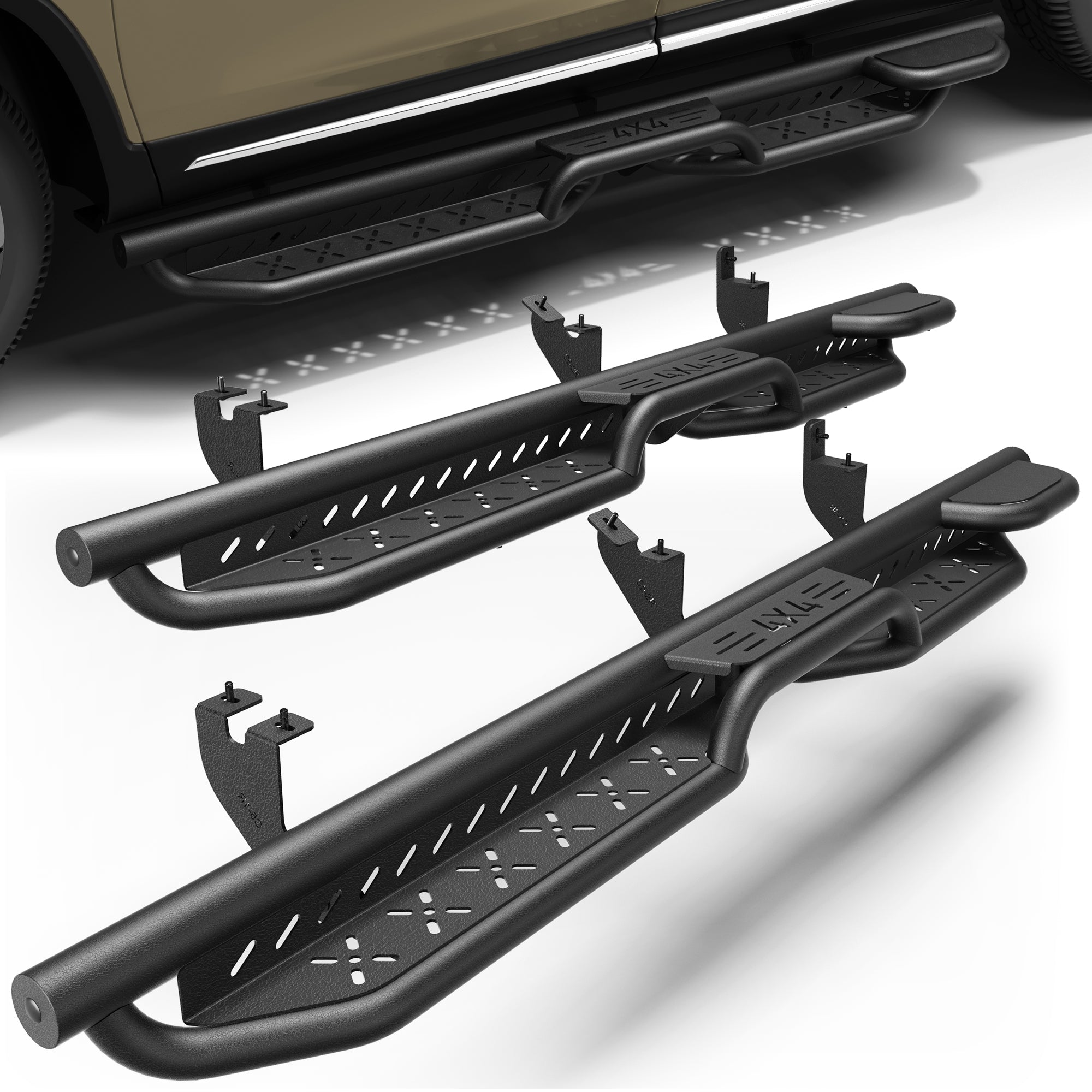 Running Boards Side Steps for Honda Pilot 2016-2022 Bolt-On Design for Easy Access