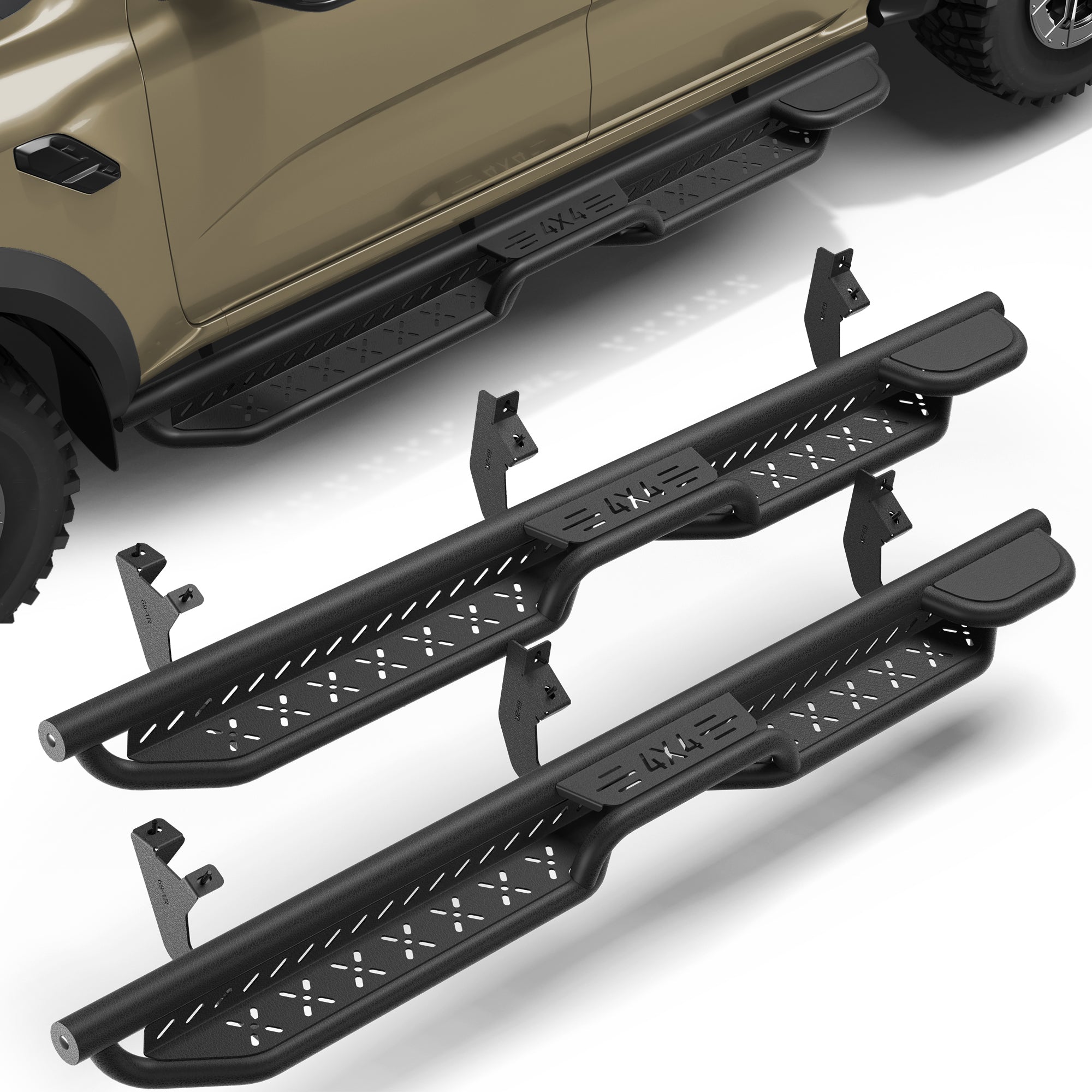 Ranger Running Boards Side Step Ford Ranger 2019 2020 2021 2022 2023 2024 SuperCrew(4 Door)
