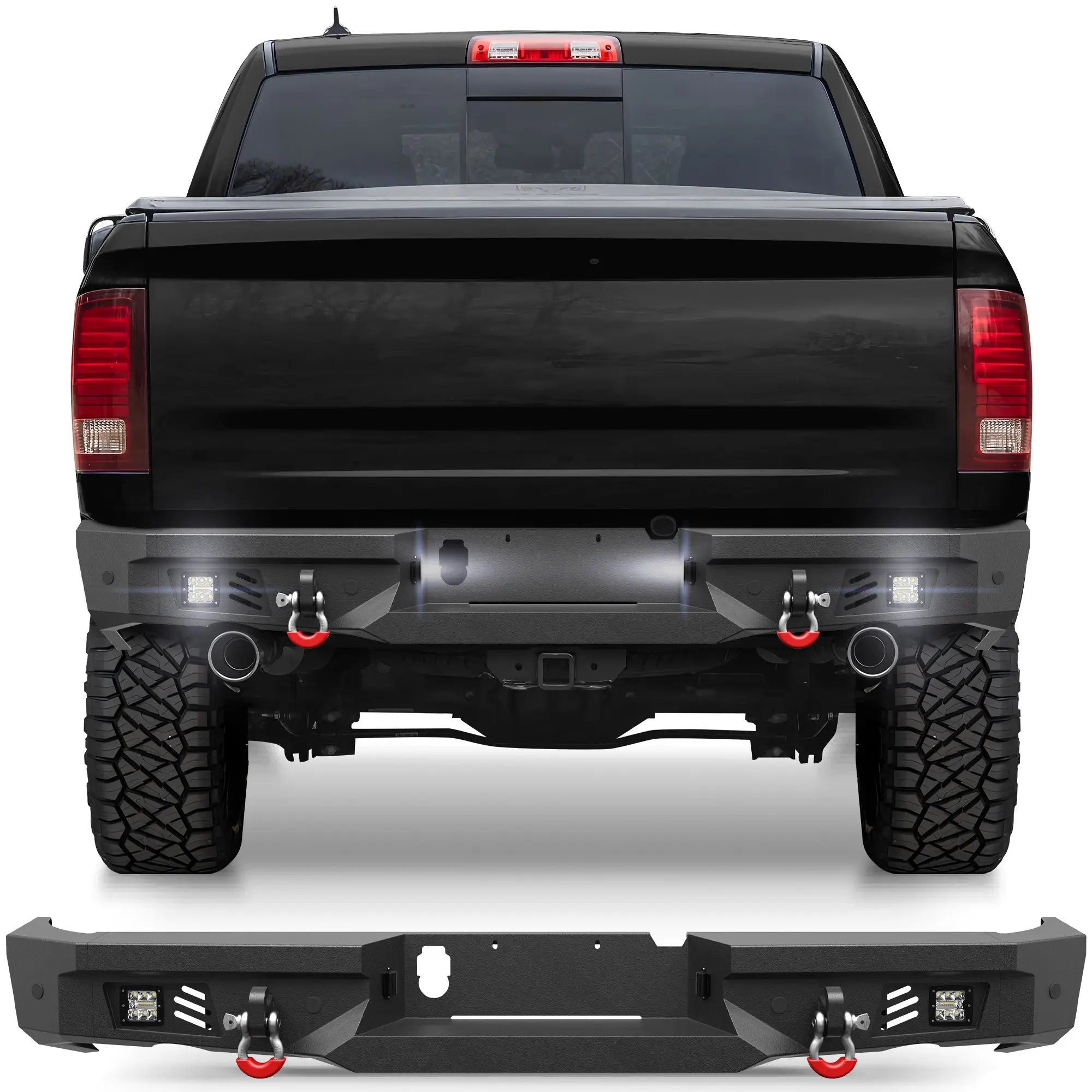 Longsun Ram 1500 Rebel Rear Bumper for 2015-2018 Ram 1500 Rebel Only