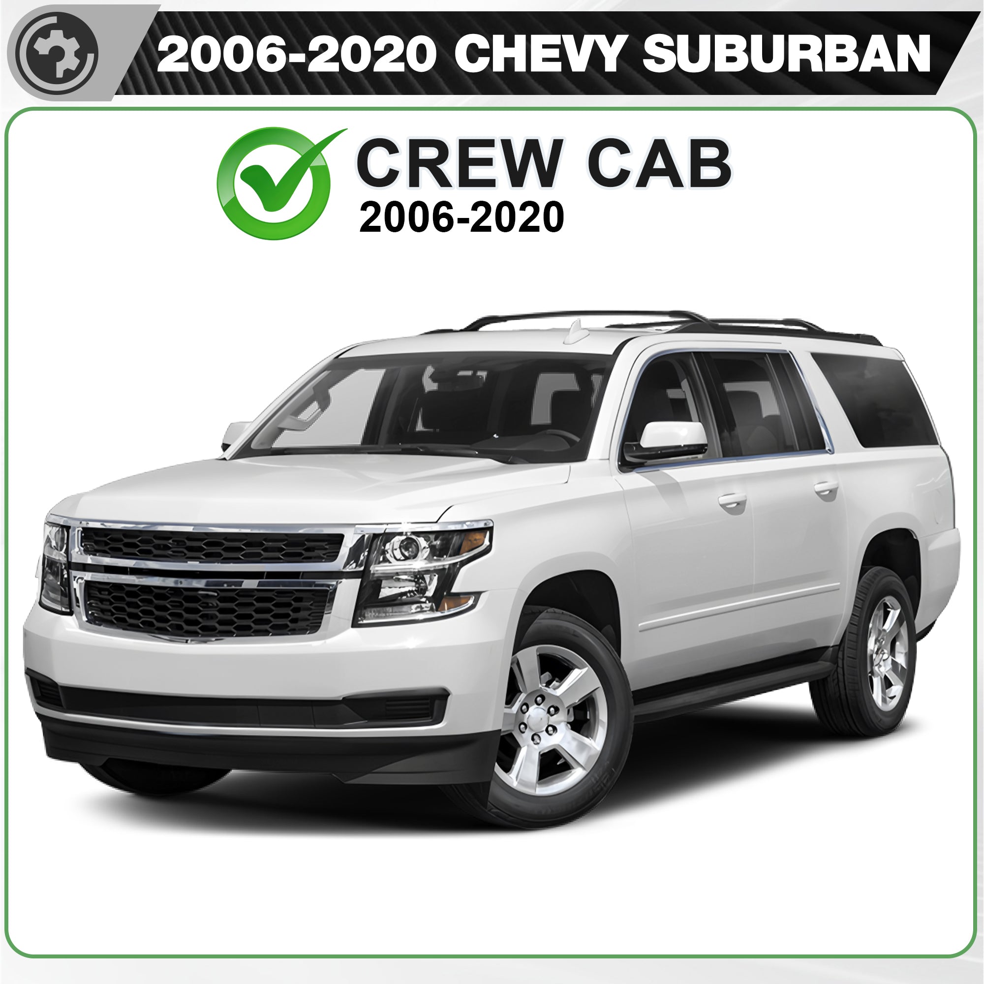 Suburban Running Boards Side Step Compatible for Chevy Suburban 2006-2020,GMC Yukon XL 2006-2020