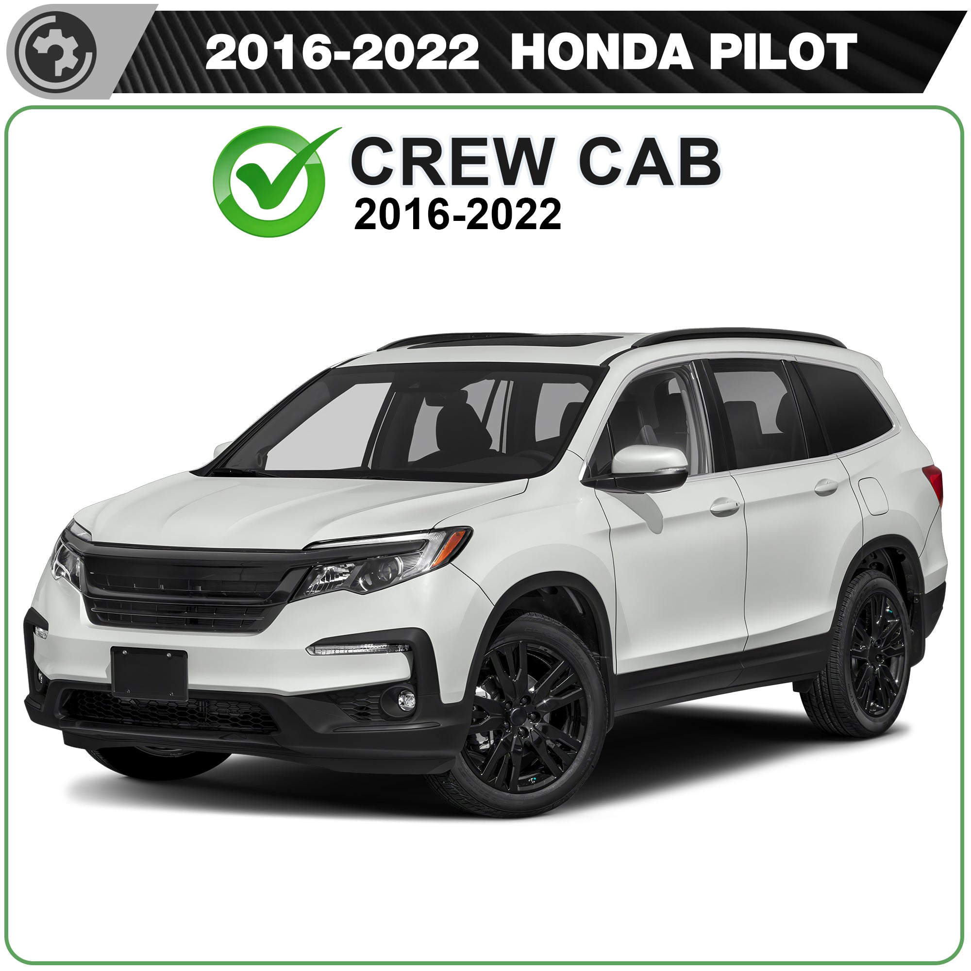 Running Boards Side Steps for Honda Pilot 2016-2022 Bolt-On Design for Easy Access