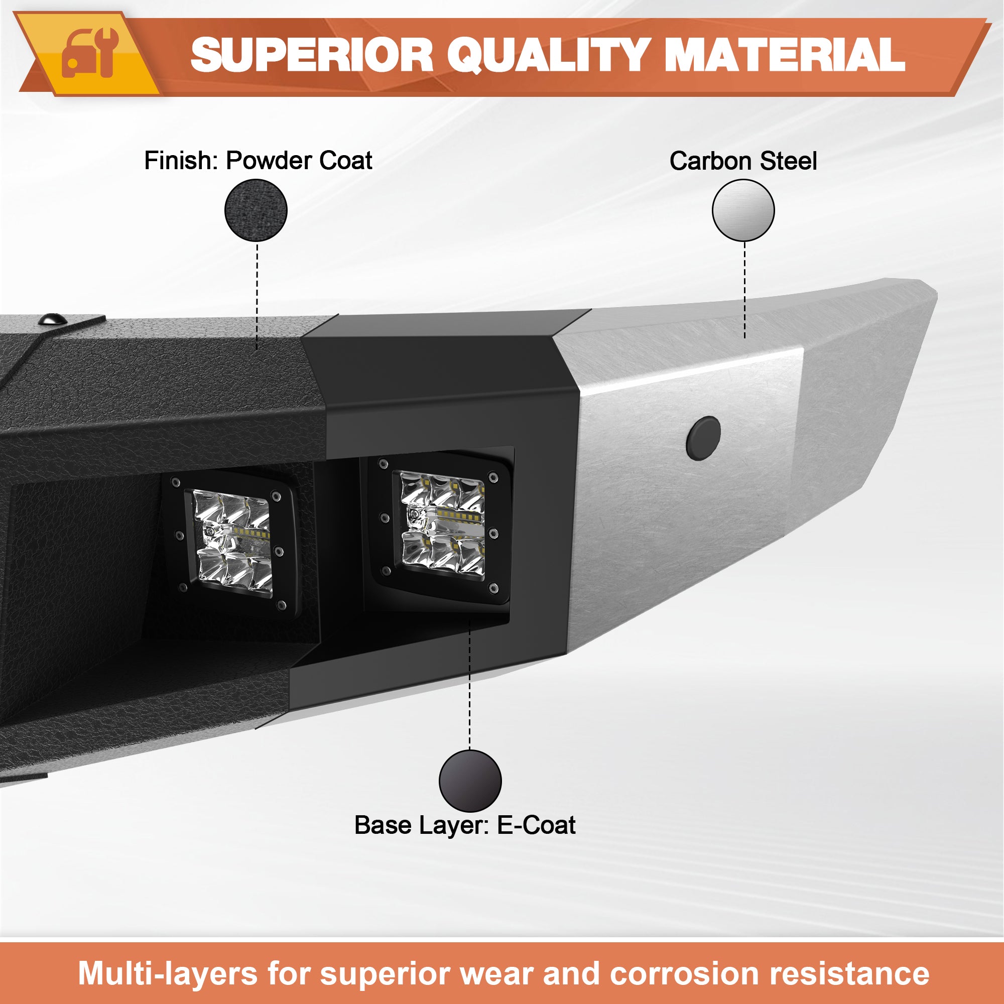 2009-2014 F-150 Front Bumper Compatible with 2009-2014 F150 Excluding Raptor
