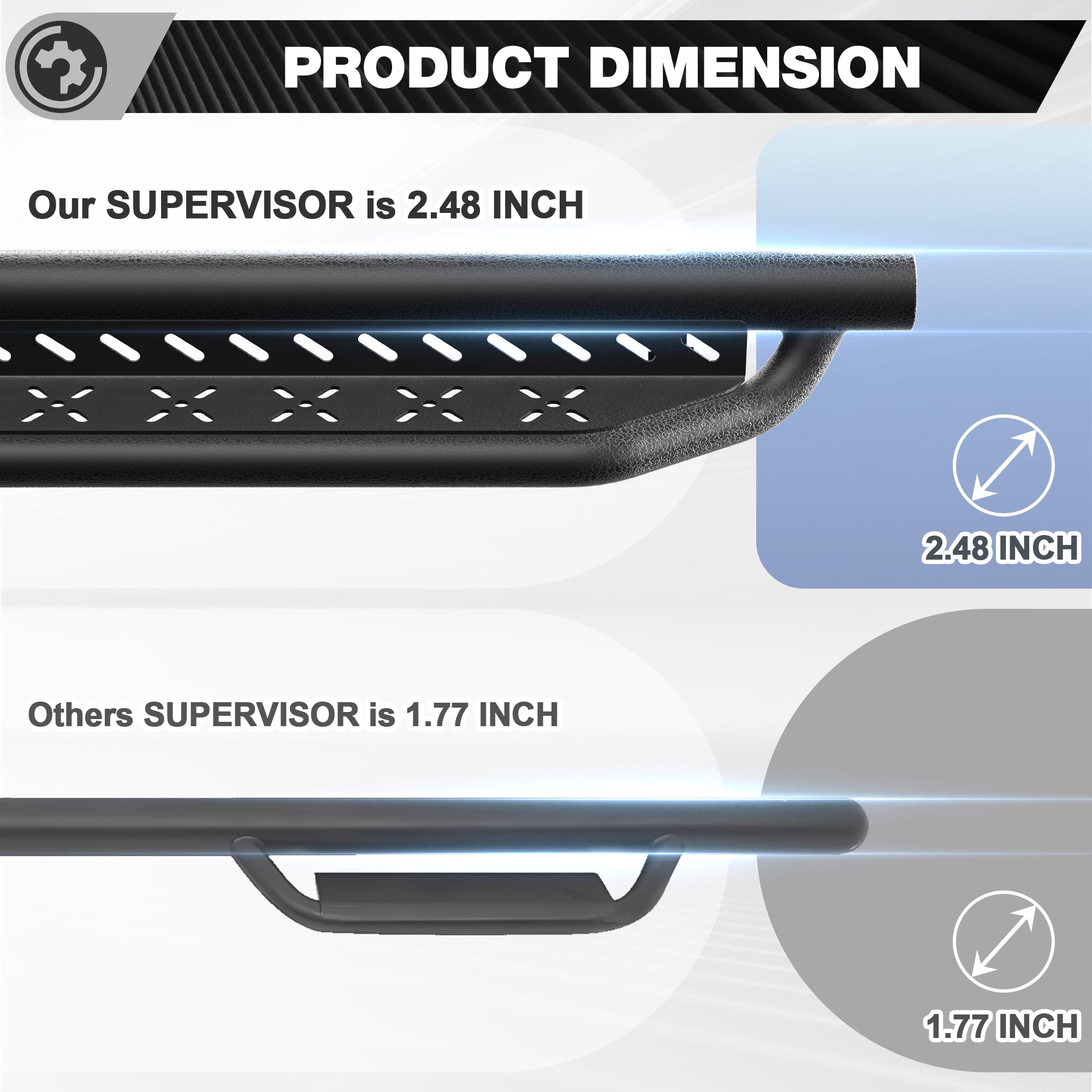 Suburban Running Boards Side Step Compatible for Chevy Suburban 2021-2026 & GMC Yukon XL 2021-2026