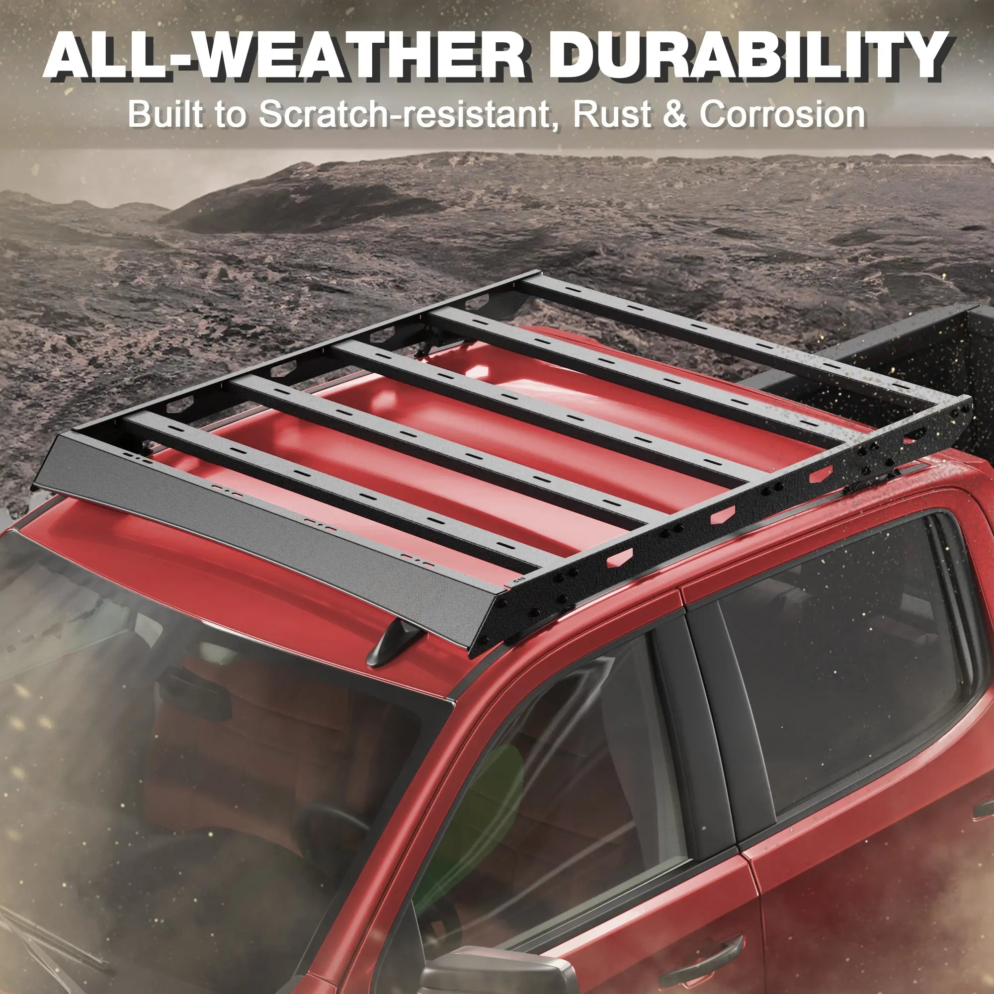 Longsun Roof Rack Cargo Crossbars Compatible with Chevy Silverado 1500/2500 2019-2025 Regular Cab Only