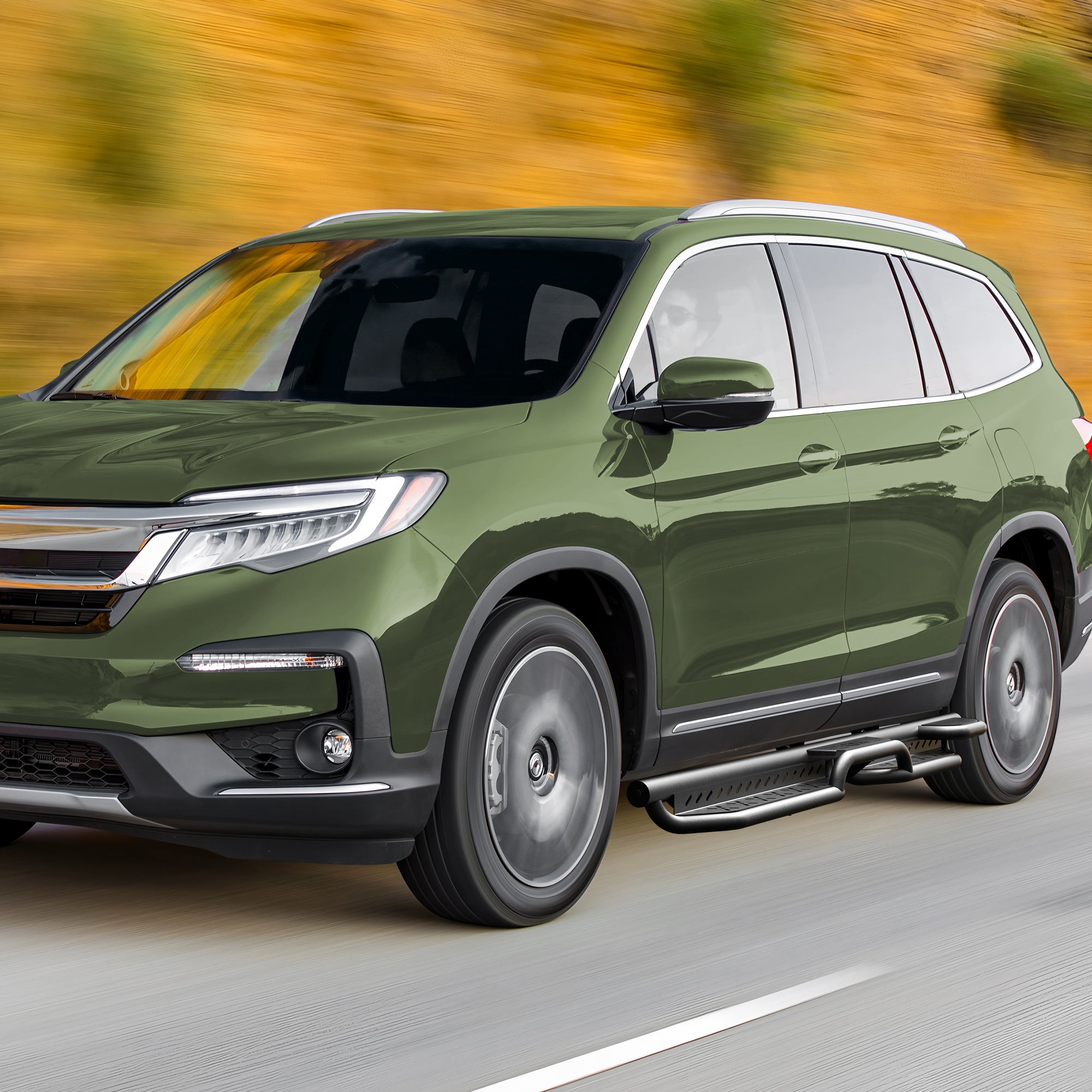 Running Boards Side Steps for Honda Pilot 2016-2022 Bolt-On Design for Easy Access