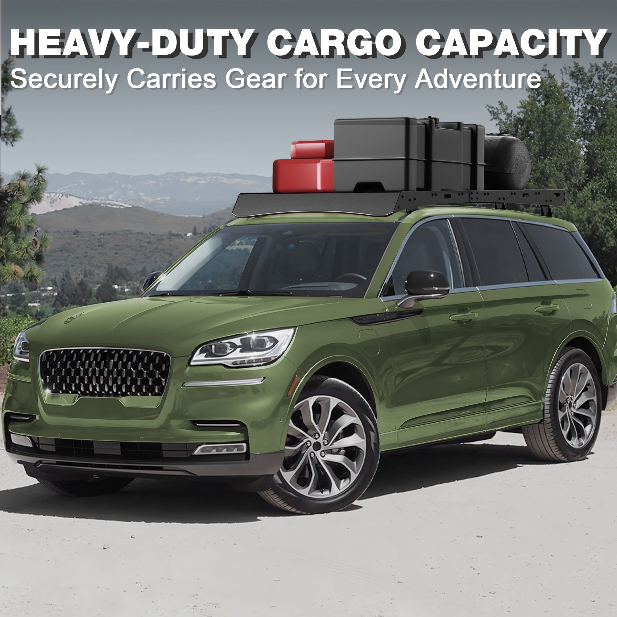 Roof Rack for 2020-2021-2022-2023-2024-2025-2026 Lincoln Aviator 800 lbs Static Load Capacity