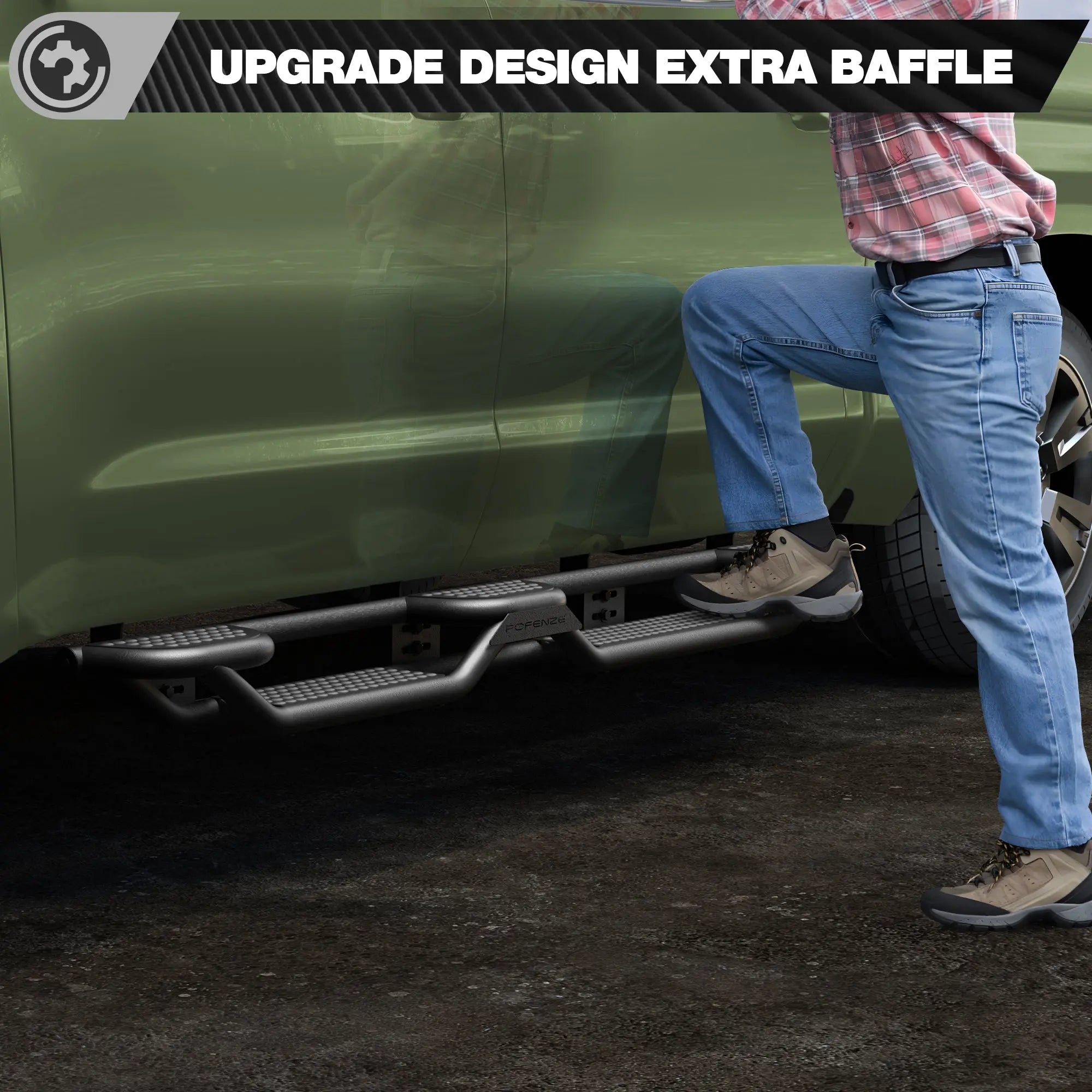 Running Boards Side Steps for 2007-2021 Toyota Tundra CrewMax nadiaauto