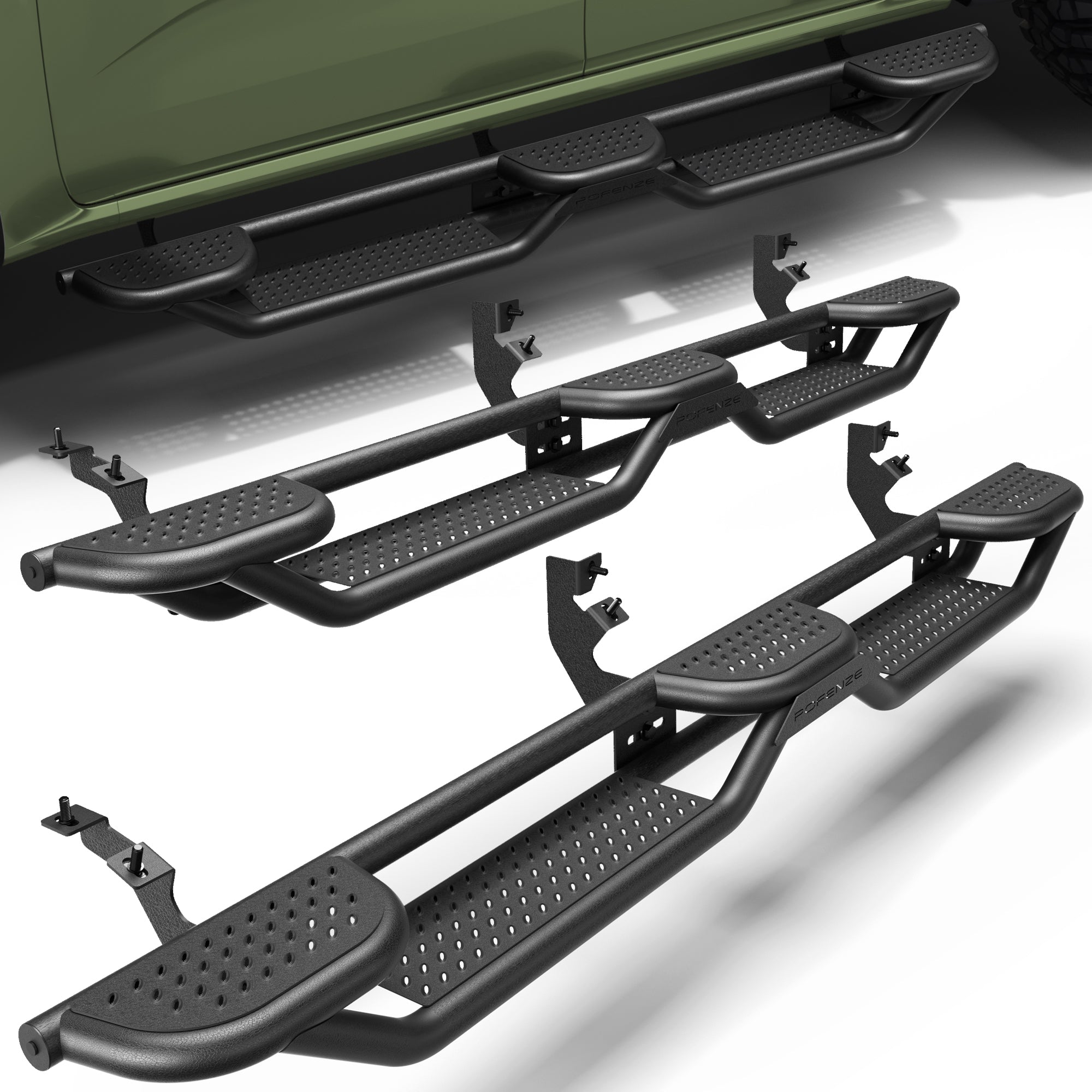 Running Boards Side Steps for 2019-2026 Ford Ranger SuperCrew (4-Door)
