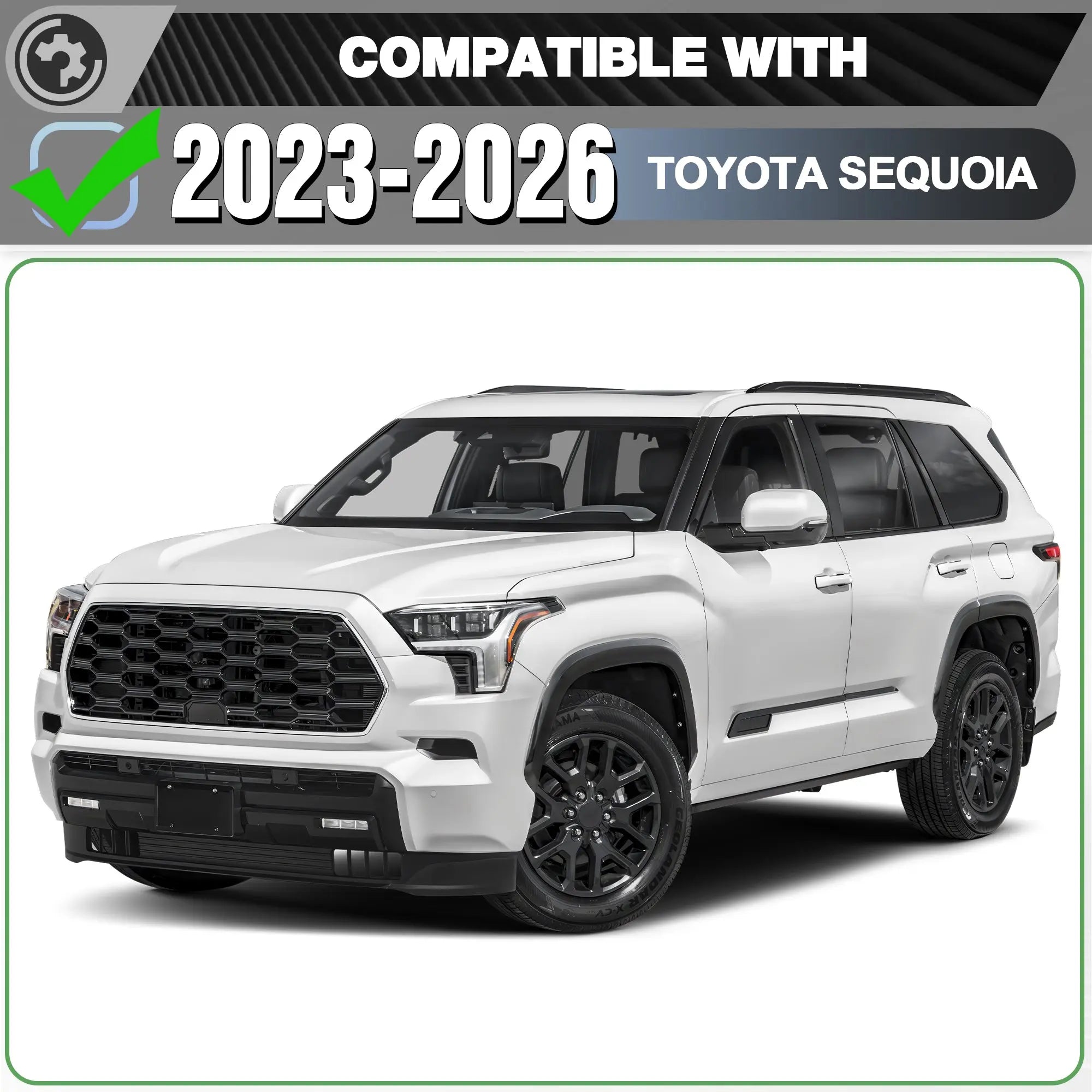 Sequoia Running Boards Side Steps for 2023-2024-2025-2026 Toyota Sequoia nadiaauto