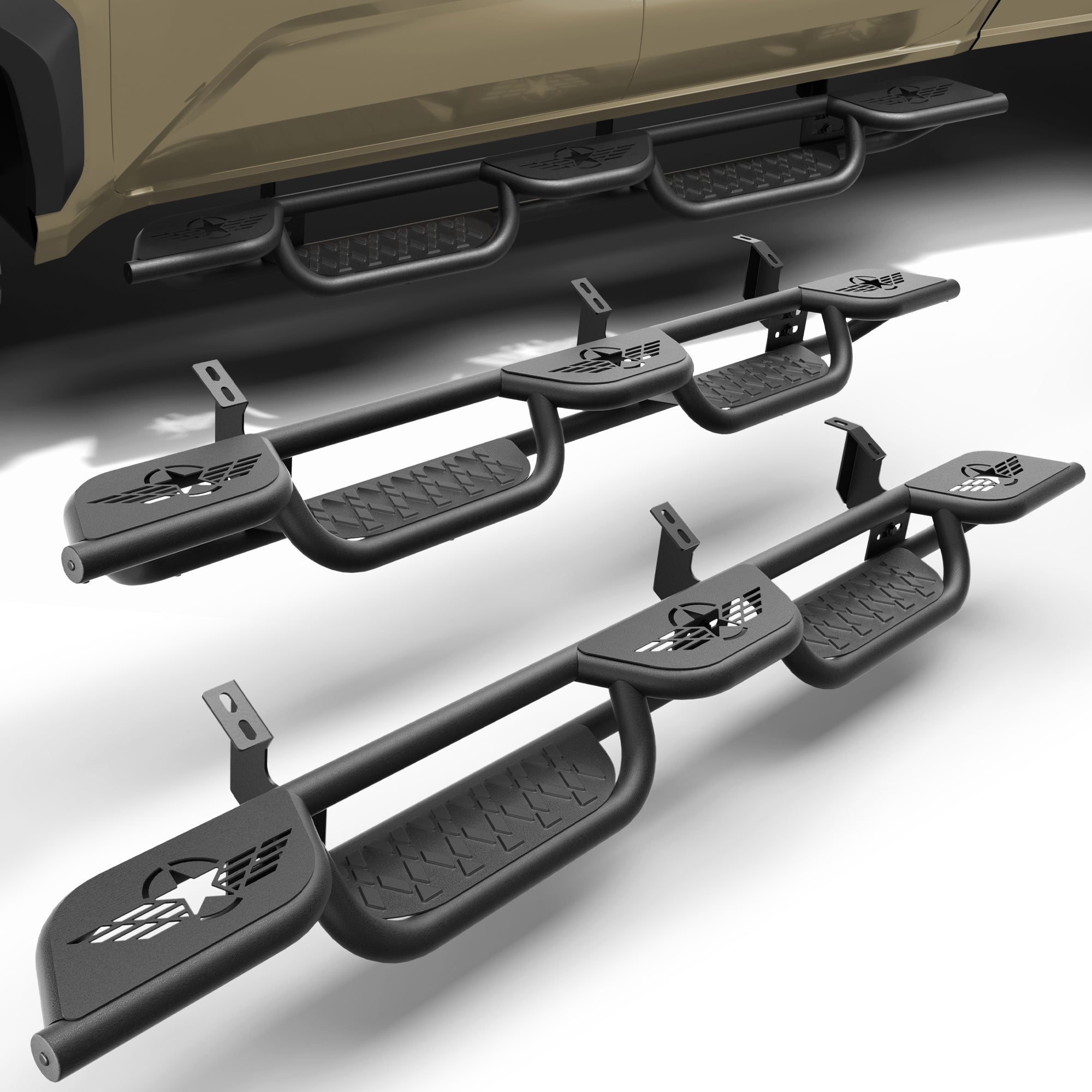 Running Boards Side Steps for 2024 2025 2026 Toyota Tacoma Double Cab