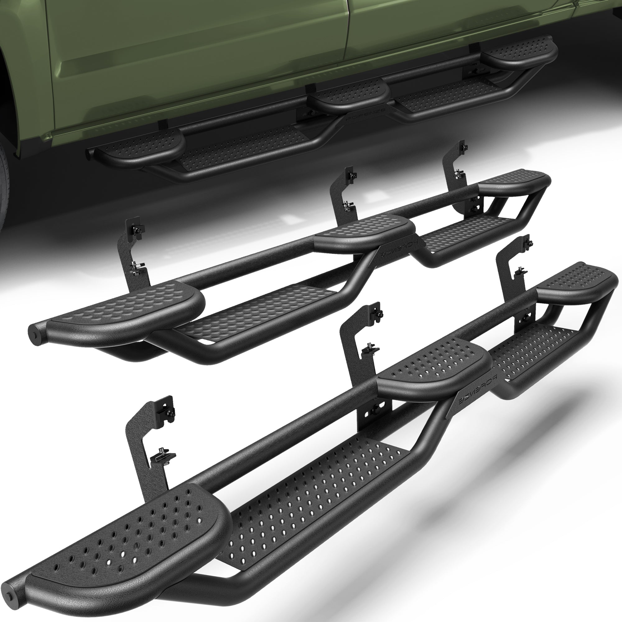 Running Boards for 2007-2018 Chevy Silverado & GMC Sierra 1500/2500/3500 Quad Cab