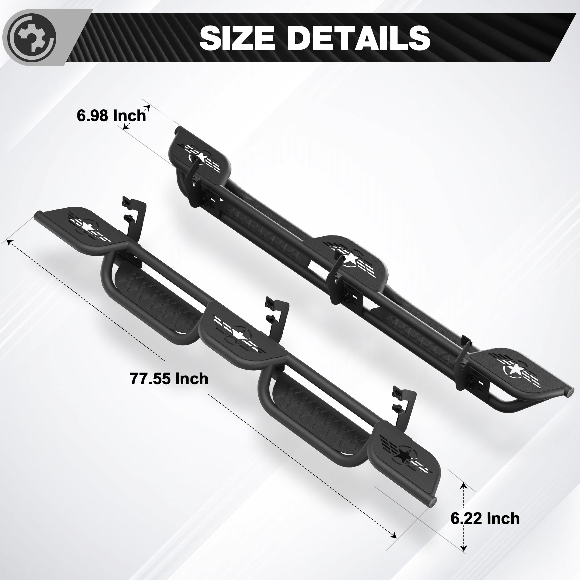 Running Boards for 2007-2018 Chevy Silverado & GMC Sierra Quad Cab