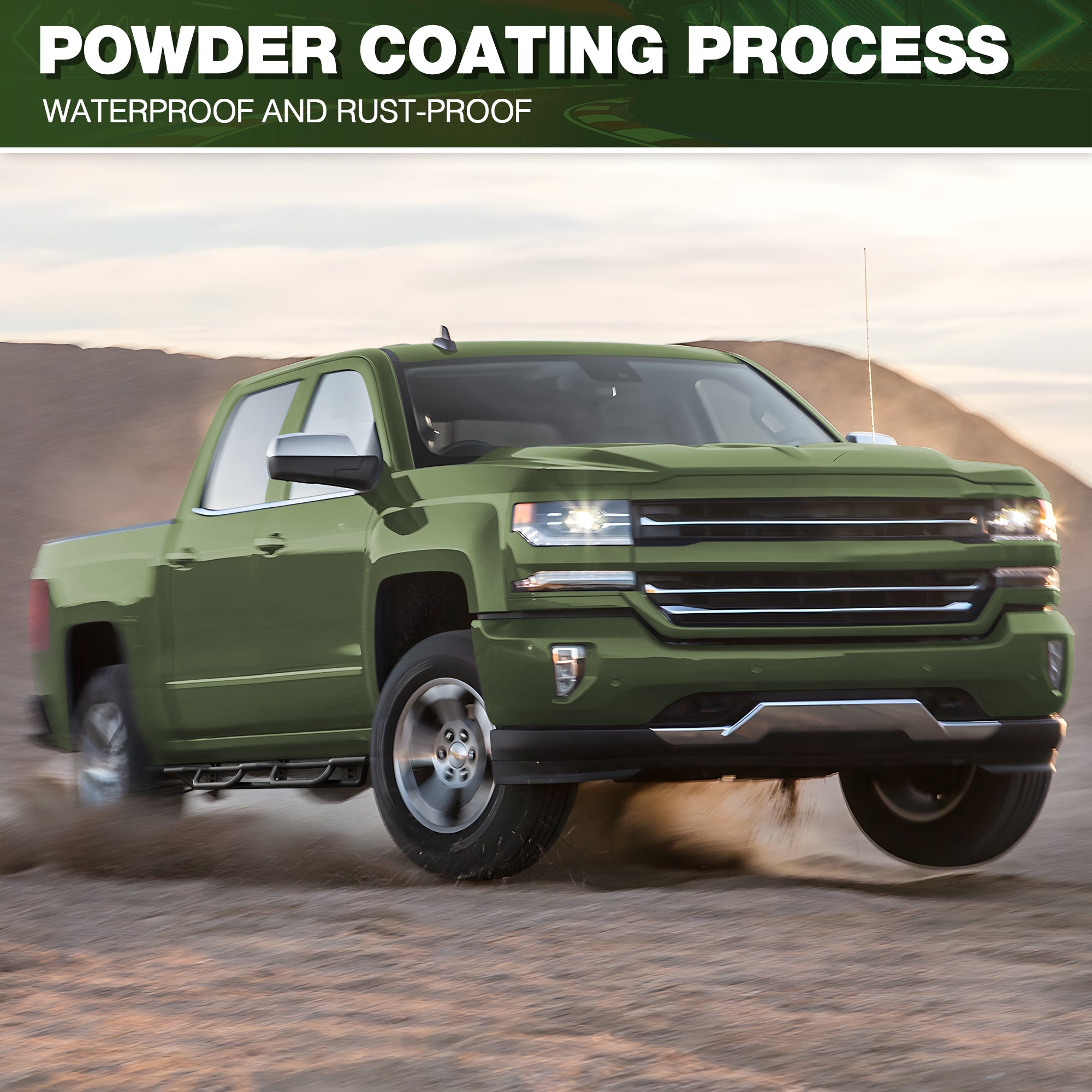 Running Boards for 2007-2018 Chevy Silverado & GMC Sierra Quad Cab