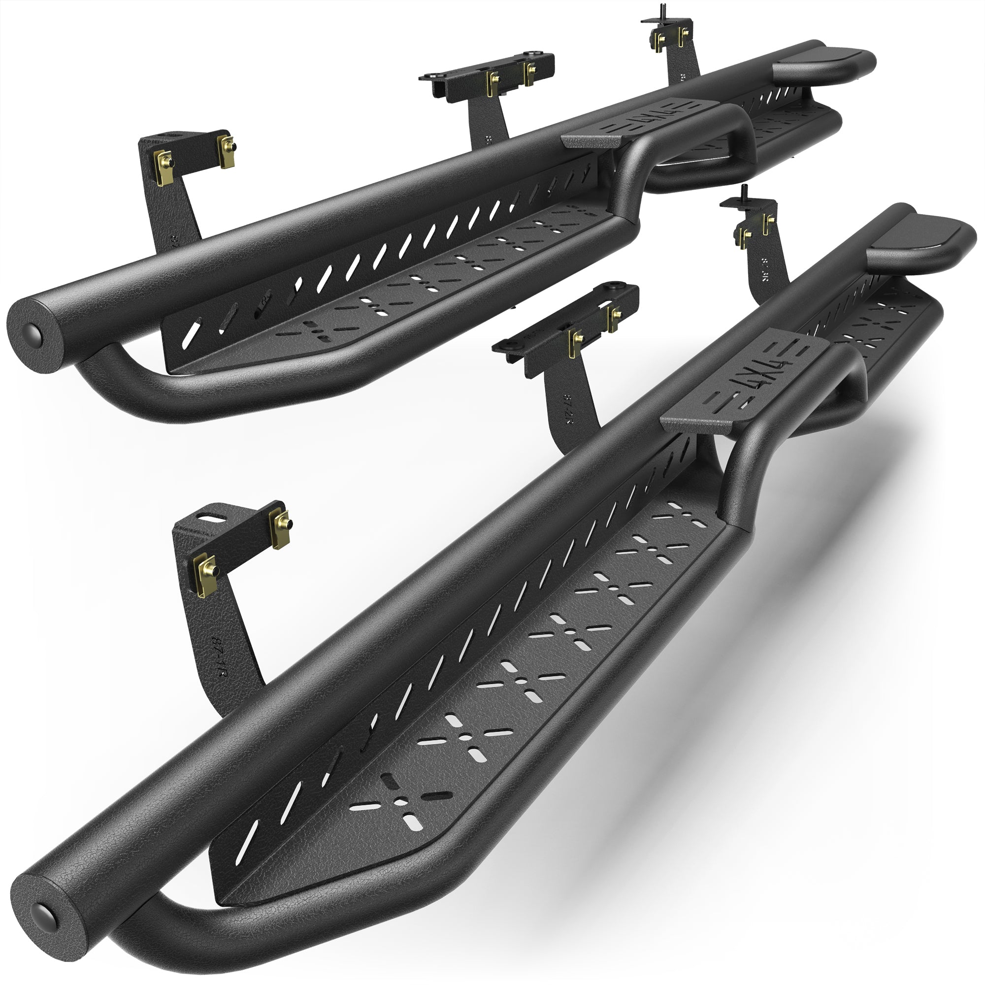 Running Boards for 2021-2026 Jeep Grand Cherokee L (3-Row) | 2-Step Side Steps, Heavy-Duty Carbon Steel, 550 lbs Load Capacity
