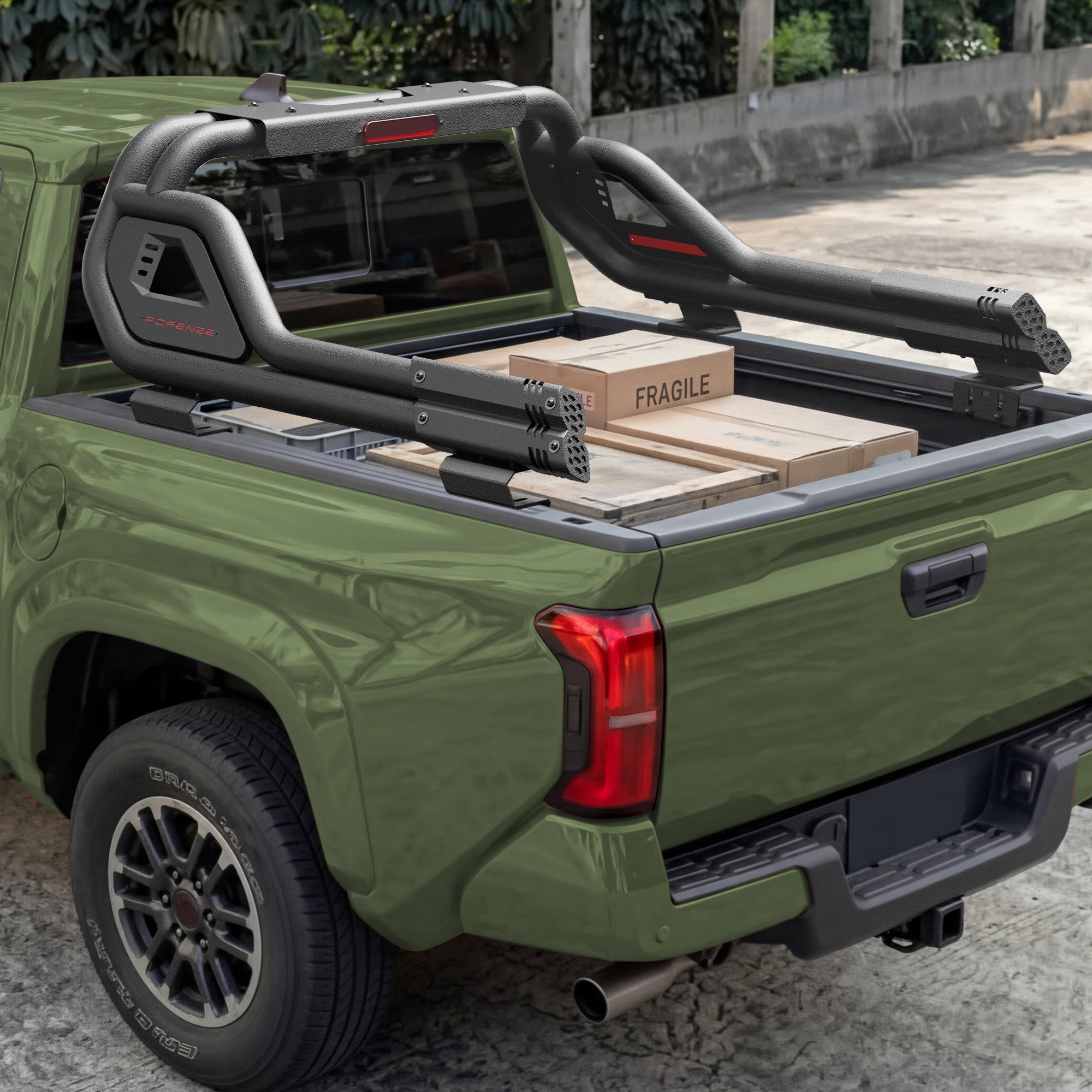 Truck Roll Bar for Mid-Size Trucks, Adjustable Sport Bar & Chase Rack Compatible with Toyota Tacoma, Jeep Gladiator JT, Chevy Colorado, GMC Canyon, Ford Ranger, Nissan Frontier & Honda Ridgeline