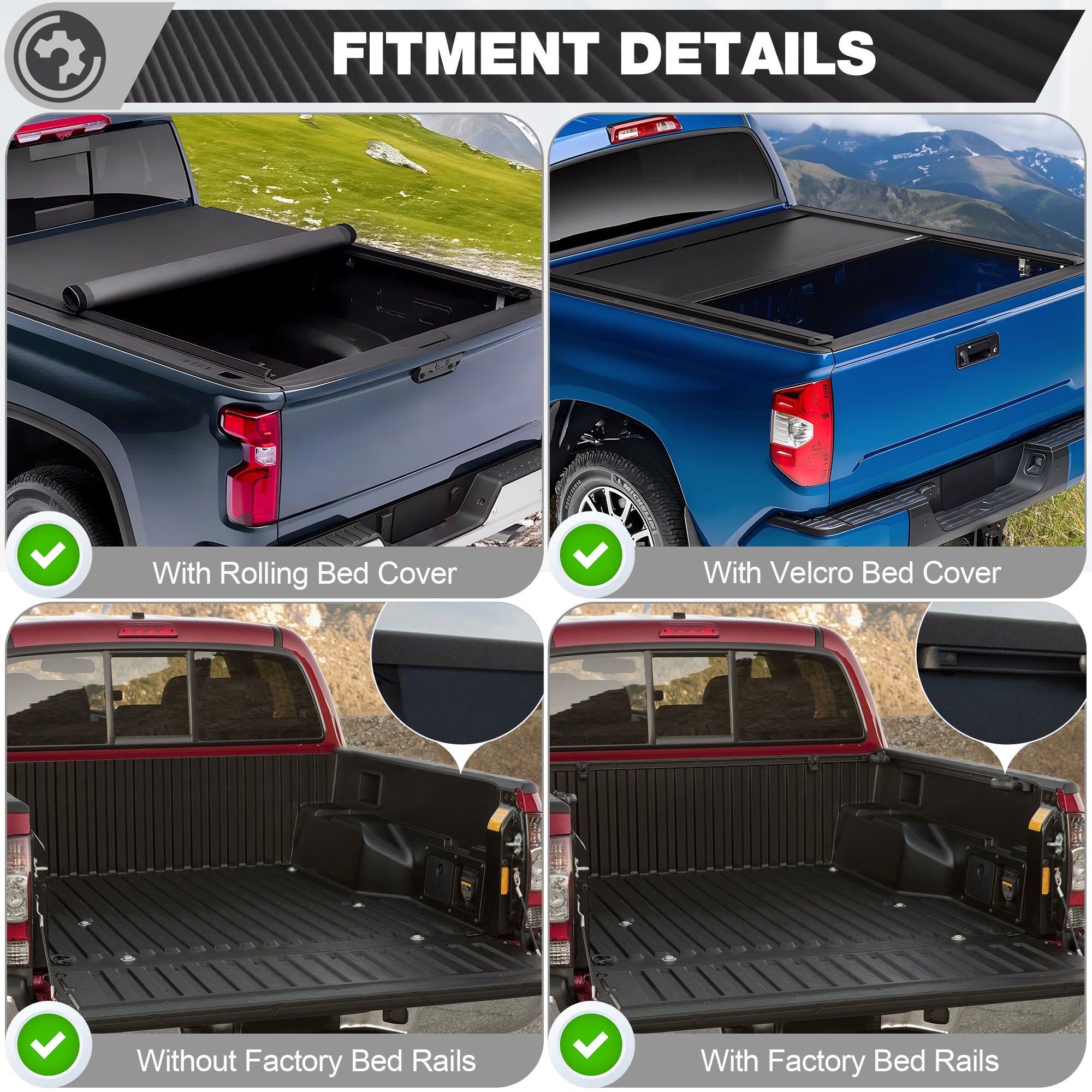 Truck Roll Bar with Cargo Basket for Mid-Size Trucks, Overland Sport Bar Bed Rack