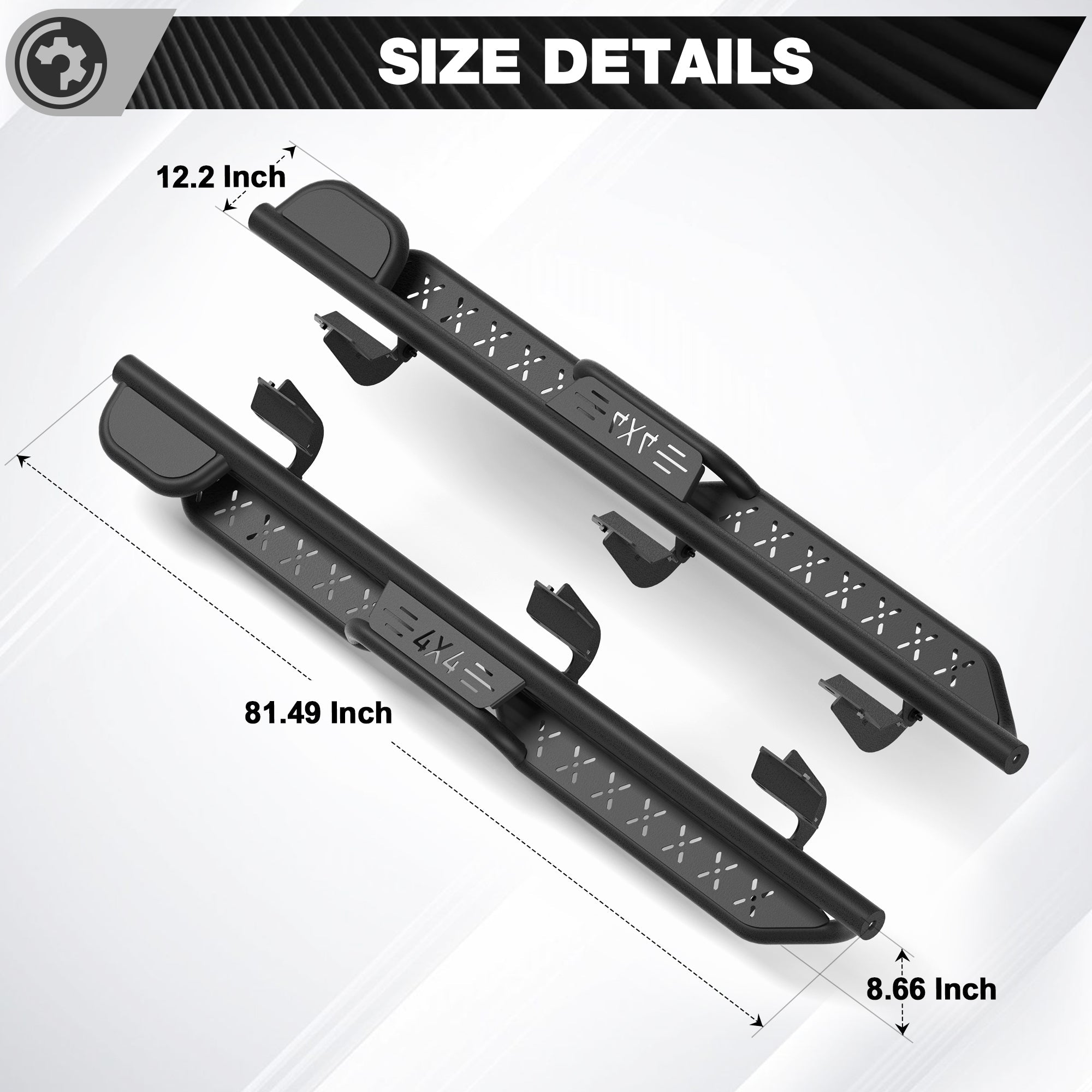 Expedition Running Boards Side Step Compatible for 2018-2026 Ford Expedition(Not for Max) - nadiaauto