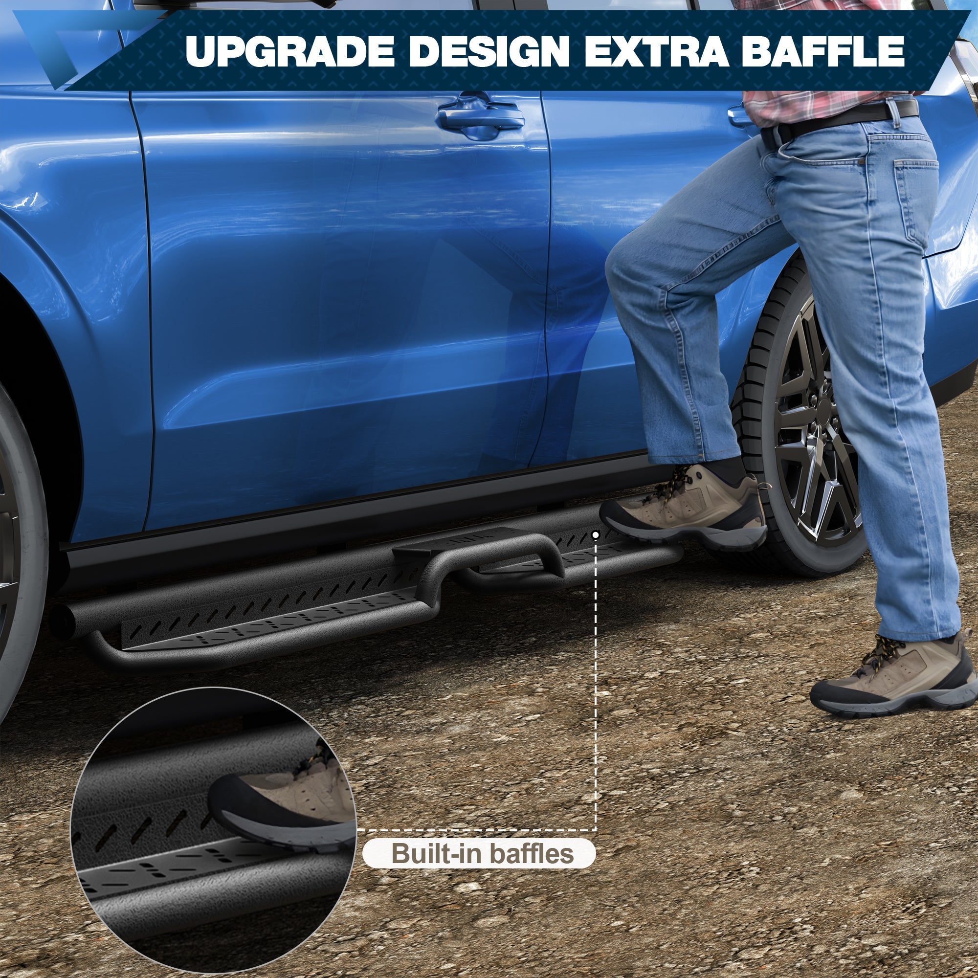 Expedition Running Boards Side Steps Fits for 2018 - 2025 Ford Expedition - nadiaauto