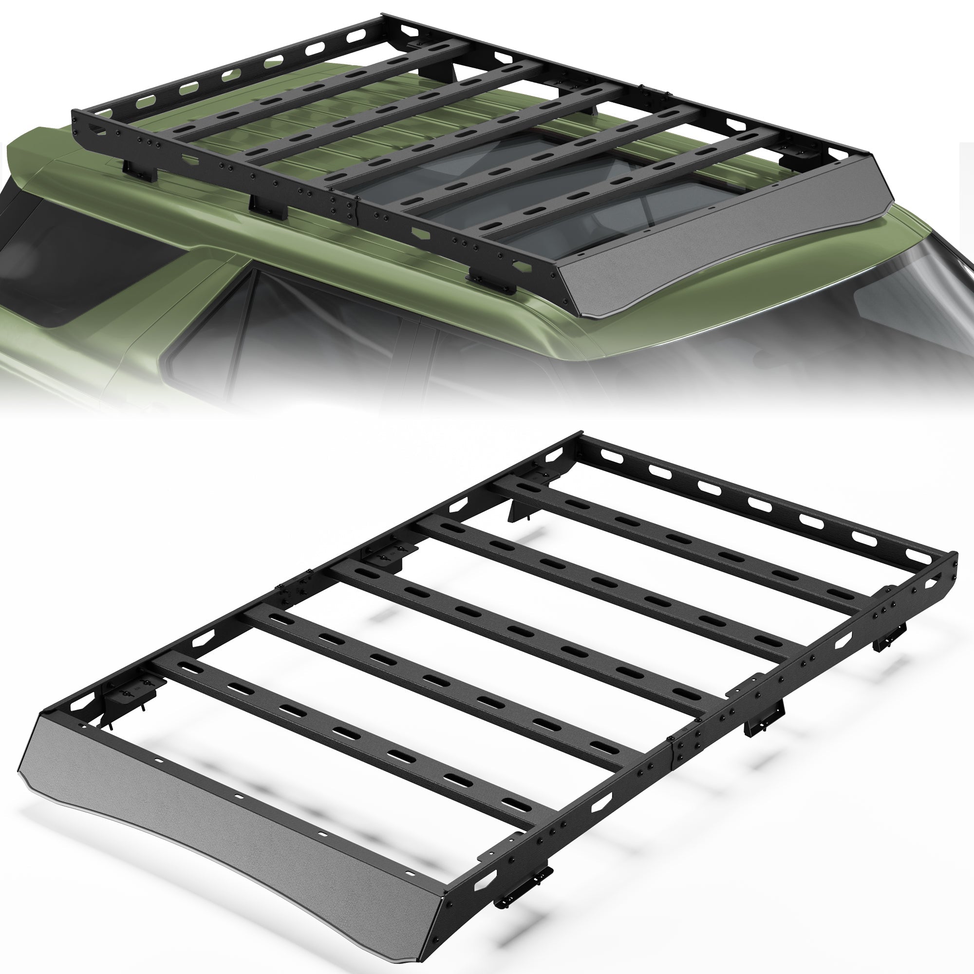 Explorer Roof Rack Rooftop Cargo Carrier Compatible for Ford Explorer 2020 2021 2022 2023 2024 - nadiaauto