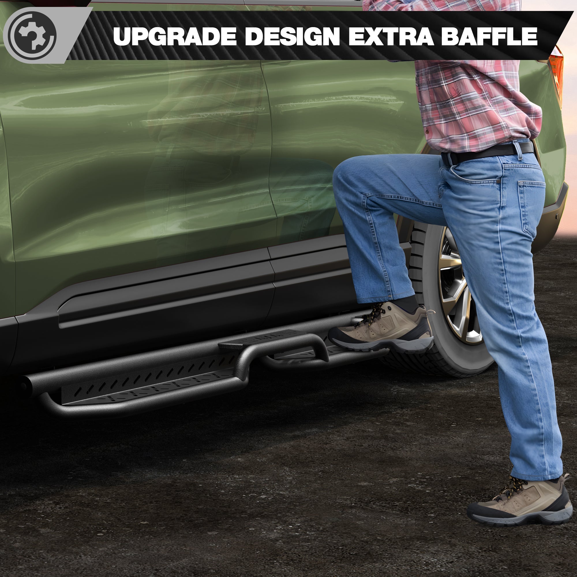Explorer Running Boards Side Step Compatible for Ford Explorer 2020 2021 2022 2023 2024 2025 2026 - nadiaauto