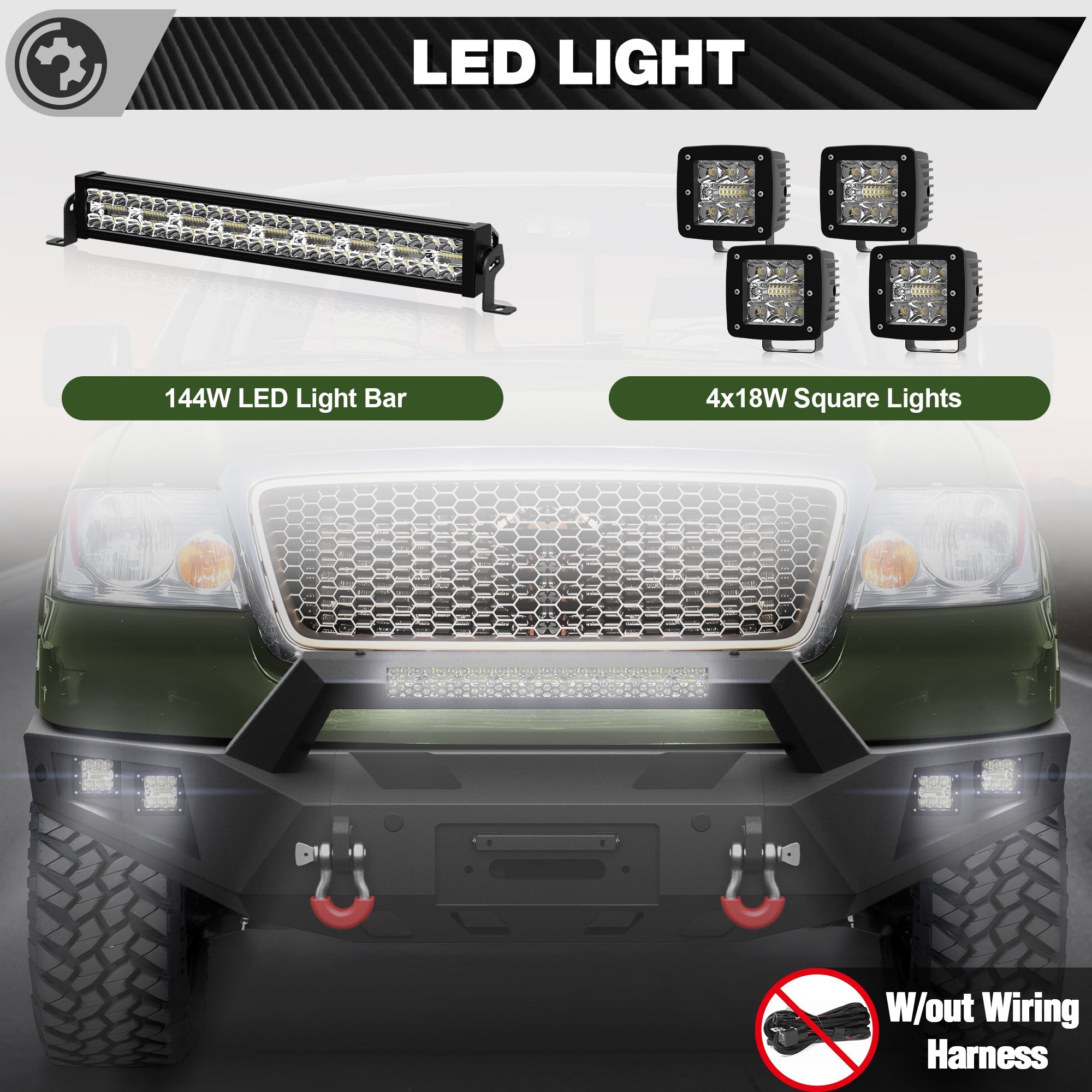 F150 Front Bumper for 2004 2005 2006 2007 2008 Ford F150 - nadiaauto