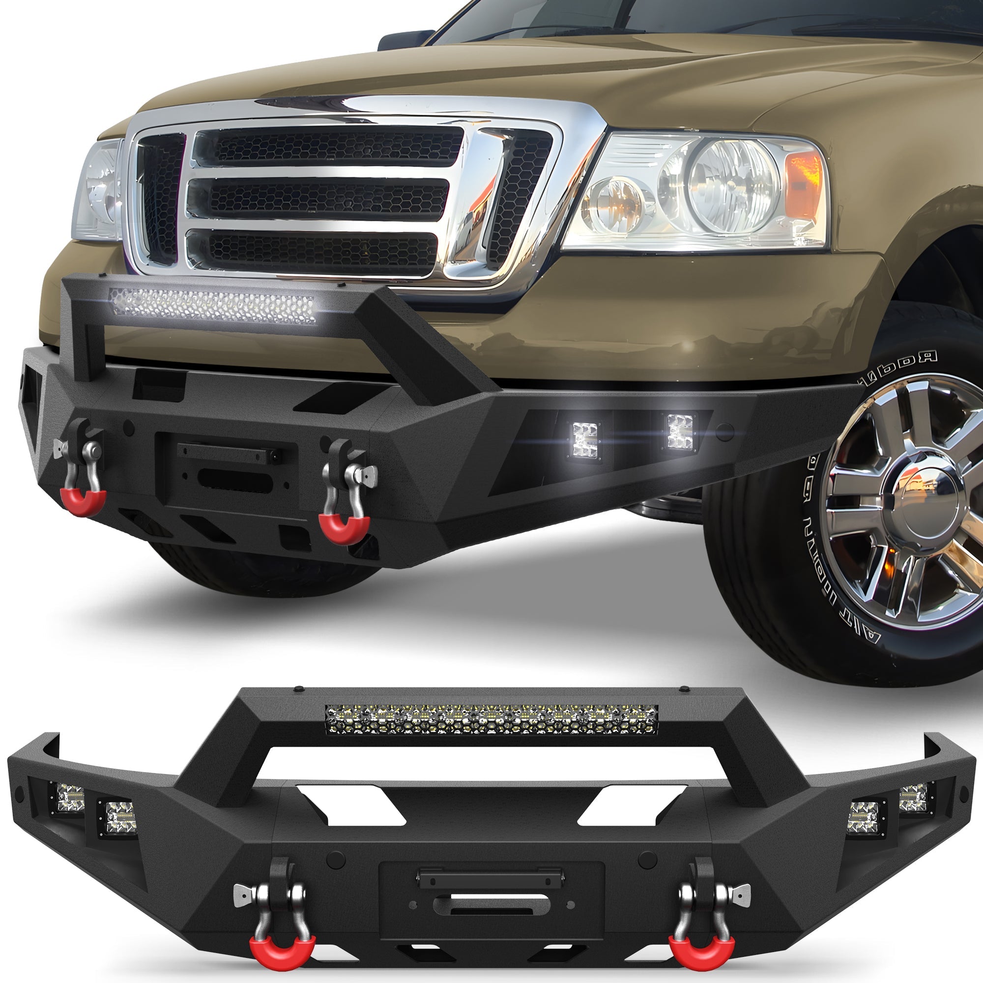 F150 Front Bumper for 2004 2005 2006 2007 2008 Ford F150 - nadiaauto
