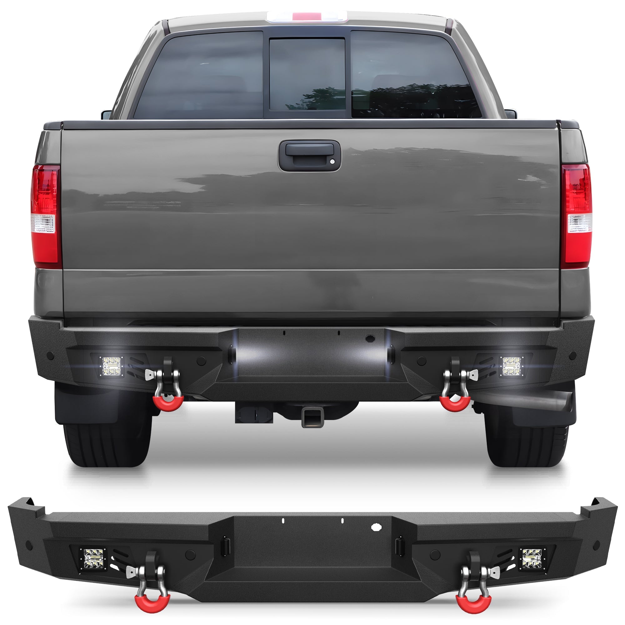 F150 Rear Back Bumper for 2006 2007 2008 Ford F150 - nadiaauto