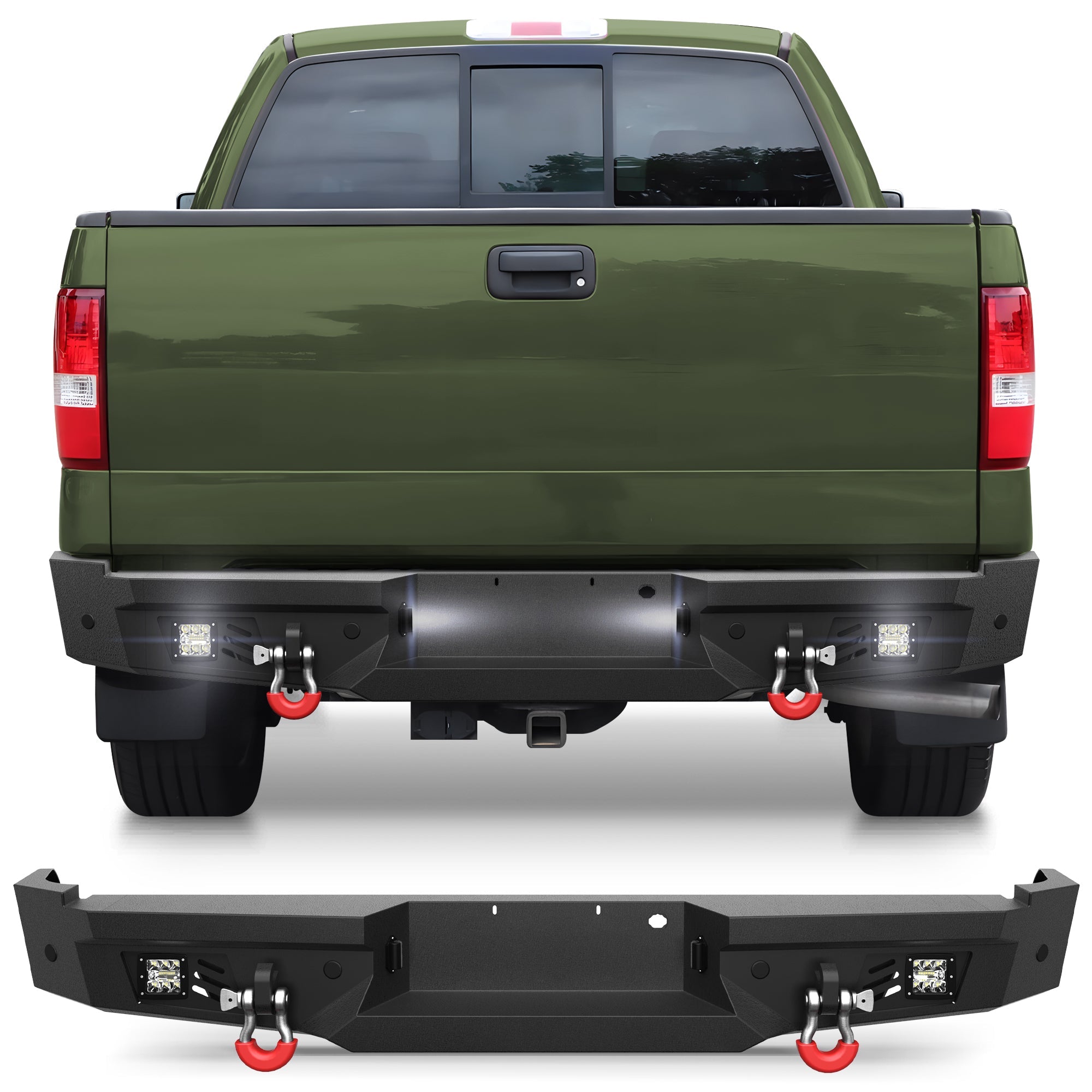 F150 Rear Back Bumper for 2006 2007 2008 Ford F150 - nadiaauto
