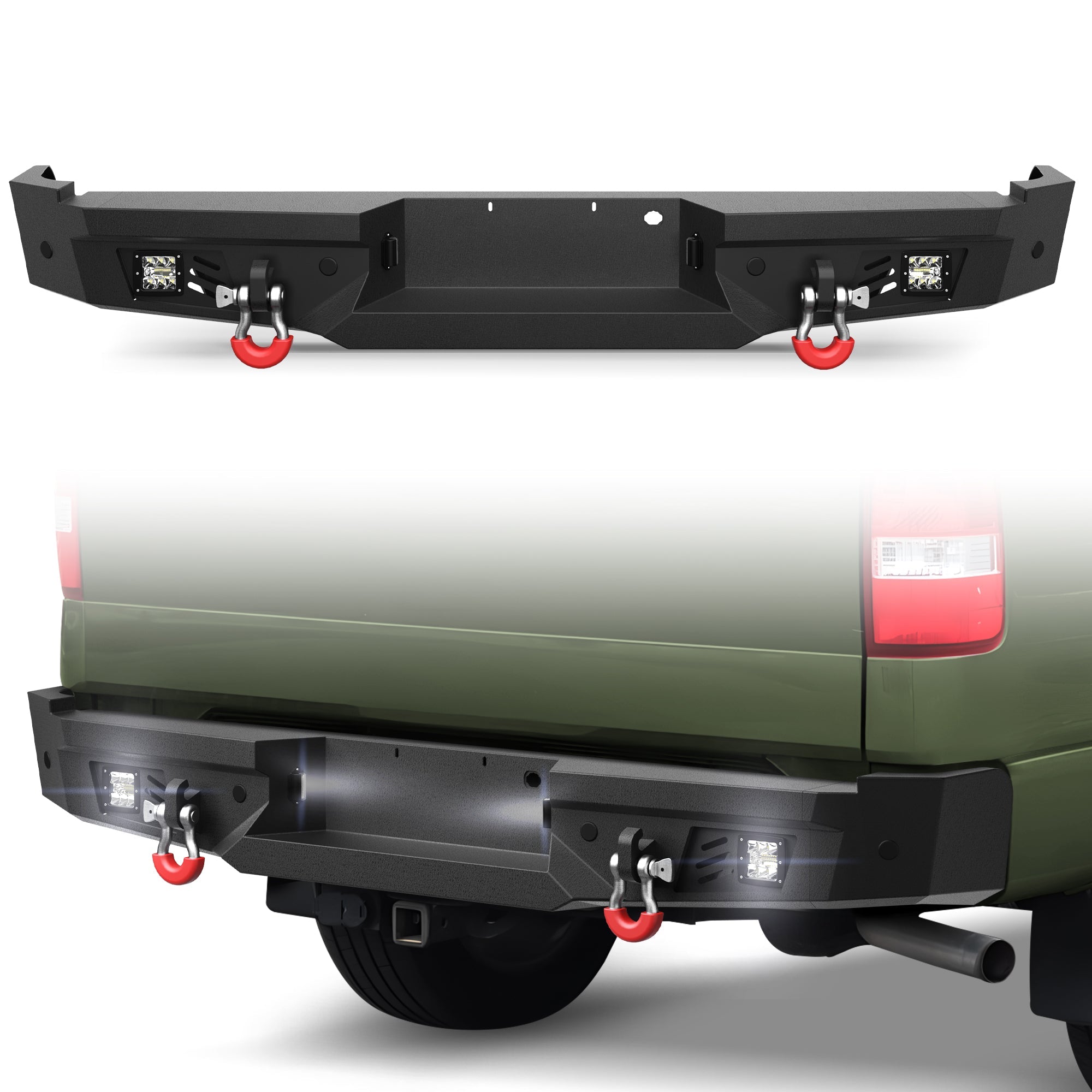 F150 Rear Back Bumper for 2006 2007 2008 Ford F150 - nadiaauto