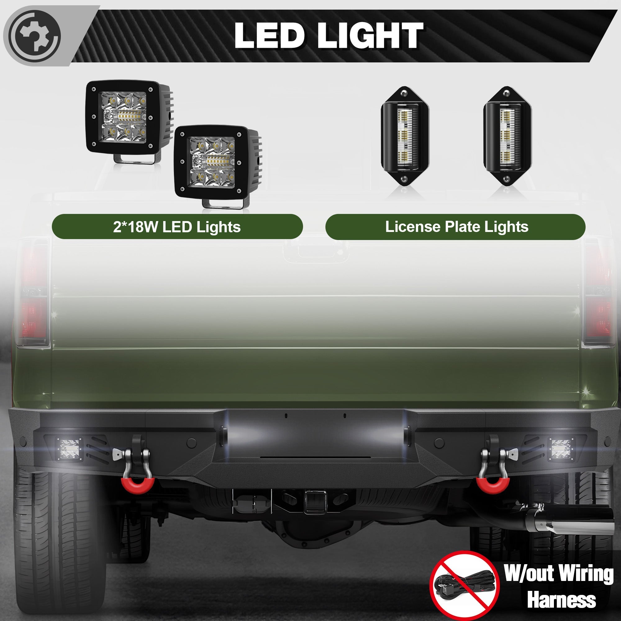 F150 Rear Bumper for 2009 2010 2011 2012 2013 2014 Ford F150 Pickup (Excluding Raptor) - nadiaauto