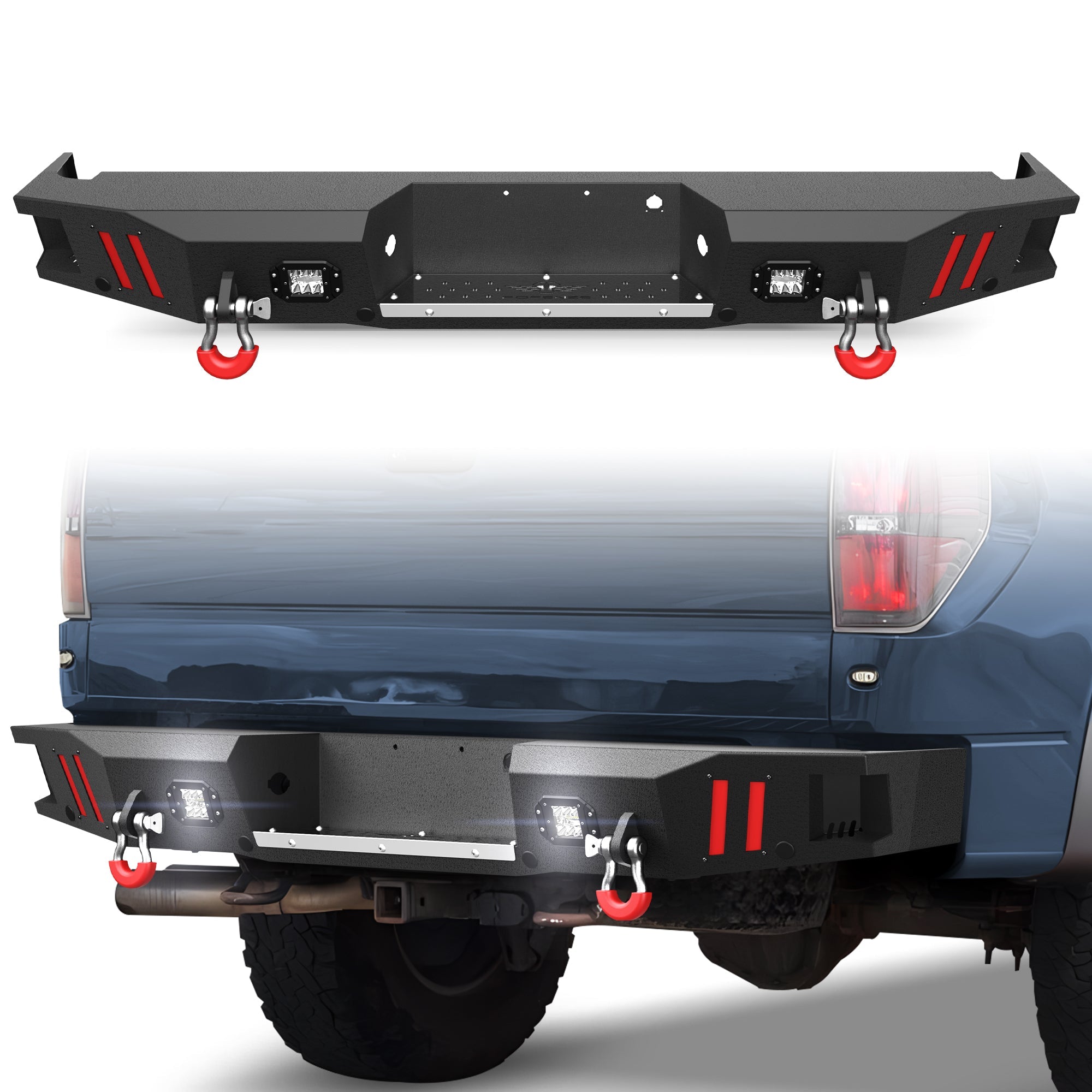 F150 Rear Bumper for 2010 - 2014 Ford F150 SVT Raptor Pickup Trucks - nadiaauto