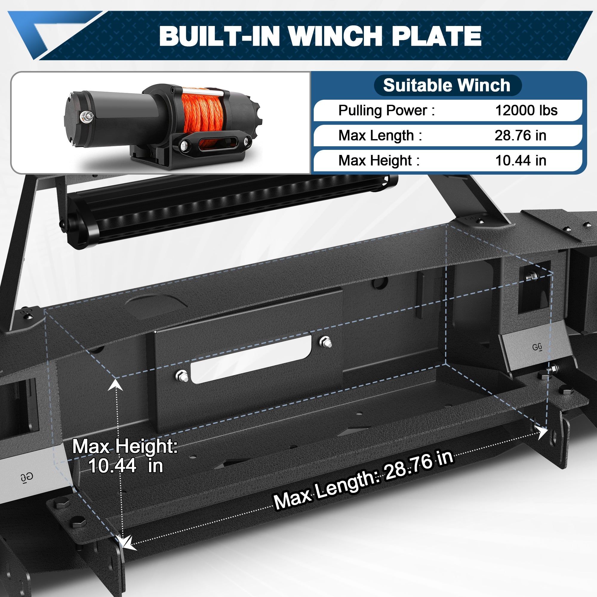F250 Front Truck Bumper for 2017 2018 2019 2020 2021 2022 Ford F250/F350/F450 Pickup - nadiaauto