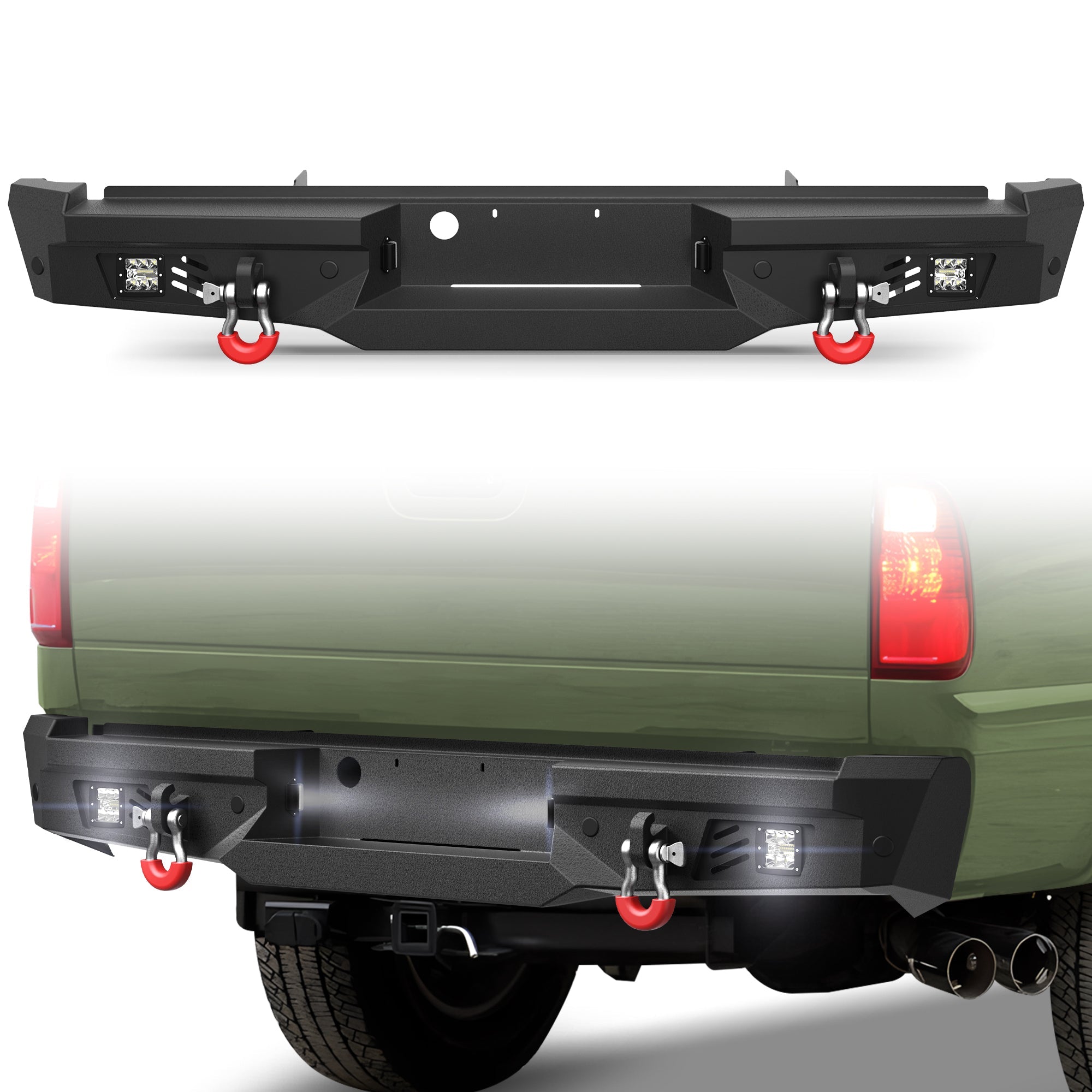 F250 Rear Bumper for 1999-2016 Ford F250/F350/F450 Pickup - nadiaauto