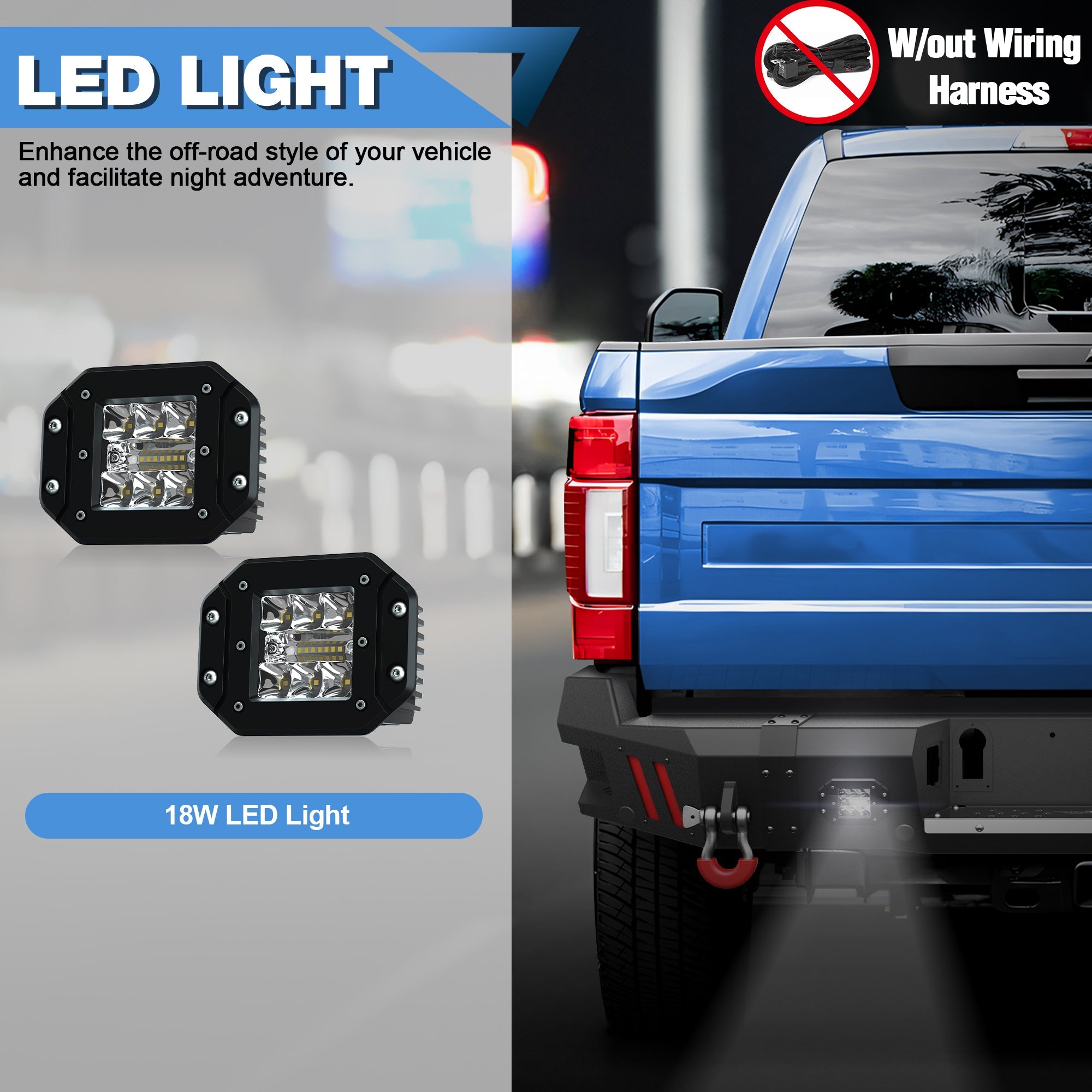 F250 Rear Bumper Full Width for 2017 - 2026 Ford F250/F350/F450 - nadiaauto