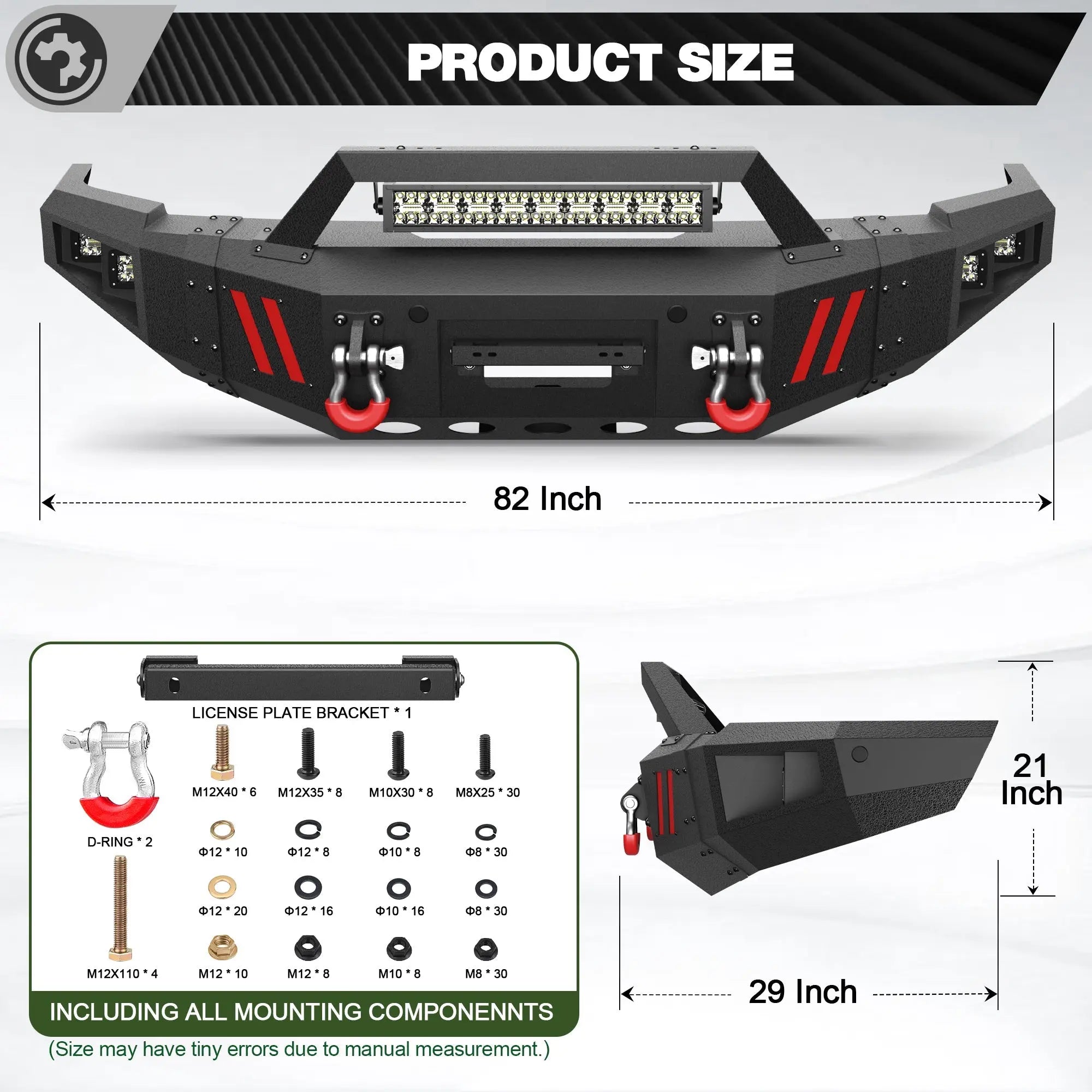 Front Bumper Compatible with 2010-2018 Dodge Ram 2500 3500 - nadiaauto