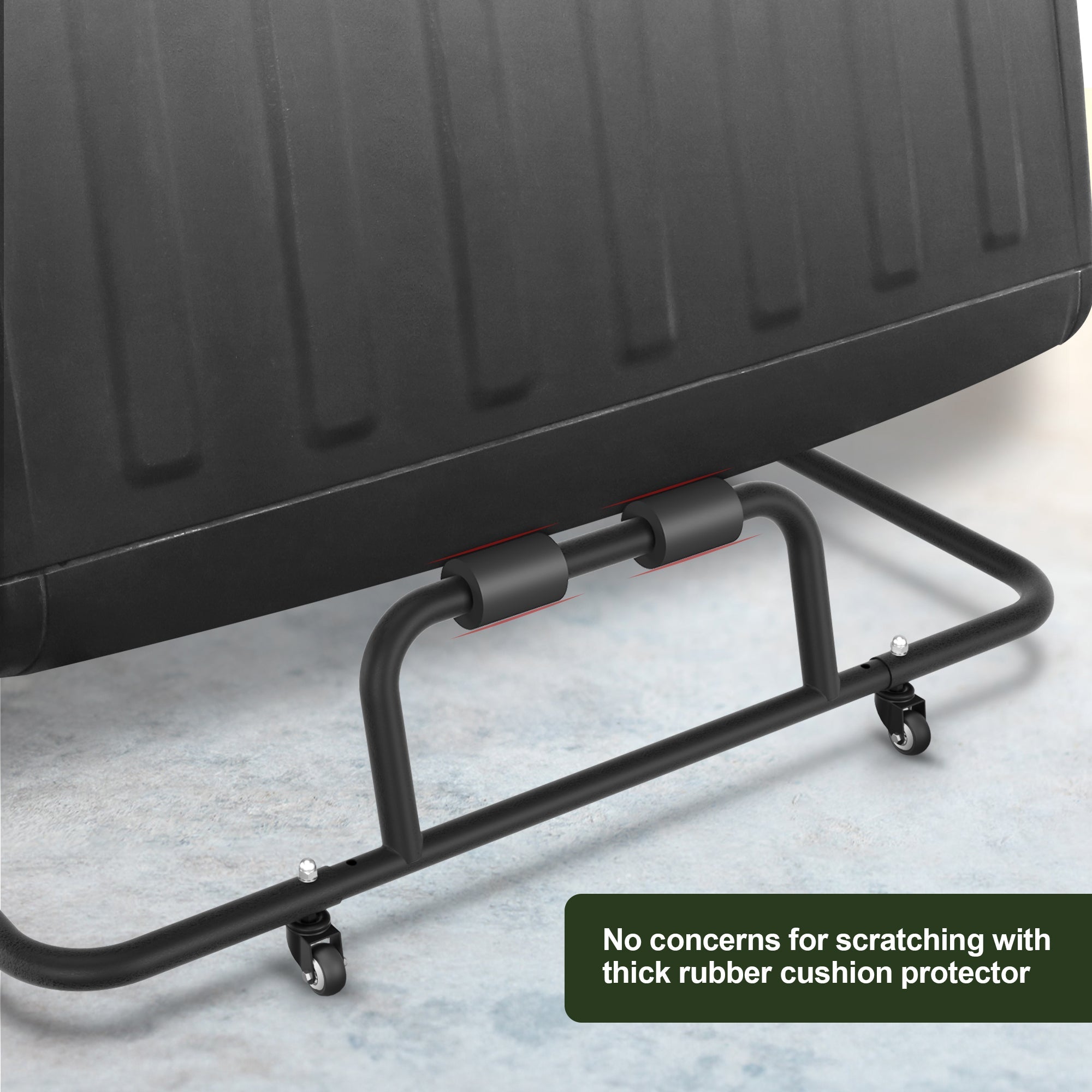 Jeep Hardtop Storage Cart for Wrangler YJ TJ JK JL 1976-2025, Jeep Hardtop Carrier Rack with Locking Wheels, Adjustable Roof Panel Storage Stand - nadiaauto