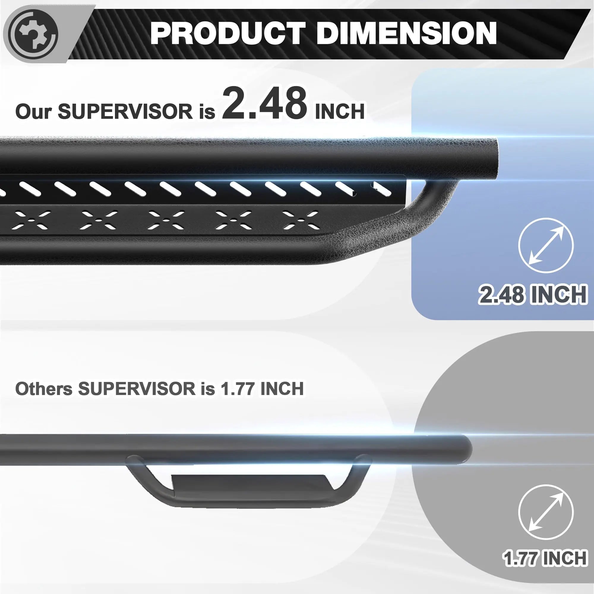Jeep JL Running Boards Fits 2019-2025 Jeep Wrangler JL Unlimited - nadiaauto
