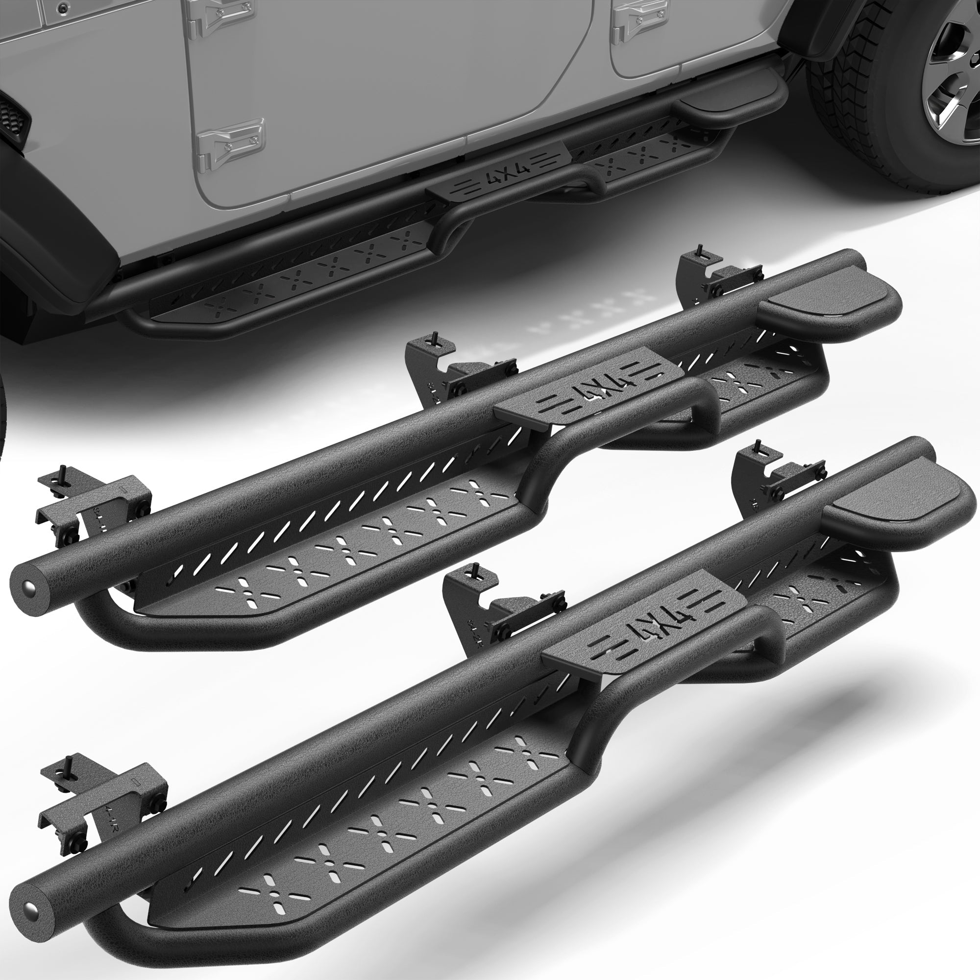 Jeep JL Running Boards Fits 2019-2025 Jeep Wrangler JL Unlimited - nadiaauto