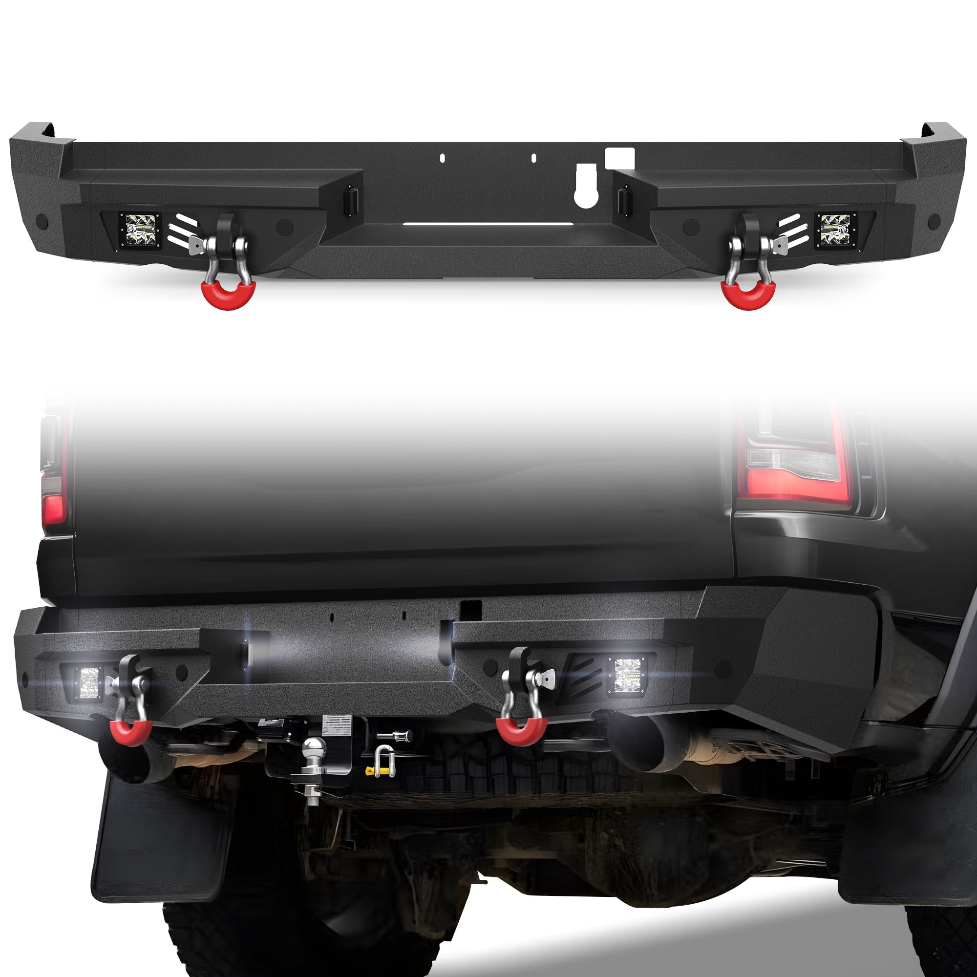 Ram 1500 Rear Bumper for 2021 2022 2023 2024 2025 Ram 1500 TRX Pickup (Ram 1500 TRX only) - nadiaauto