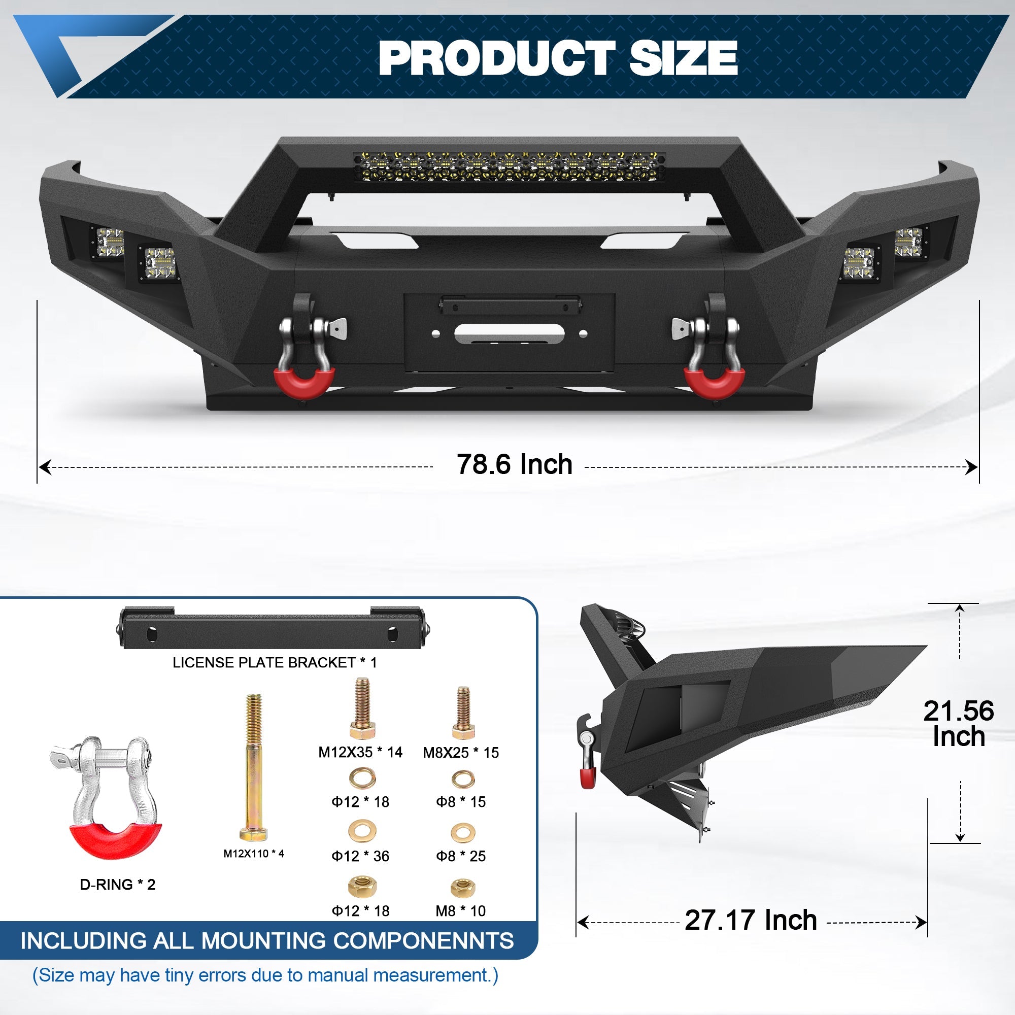Ram 2500 Front Bumper for 2019 2020 2021 2022 2023 2024 2025 Ram 2500/3500 Pickup - nadiaauto