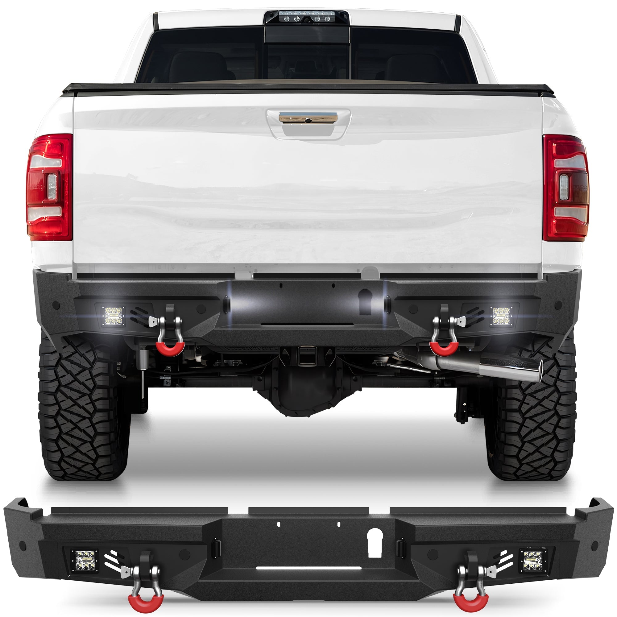 Ram 2500 Rear Bumper for 2019 - 2025 Dodge Ram 2500/3500 Pickup Trucks - nadiaauto