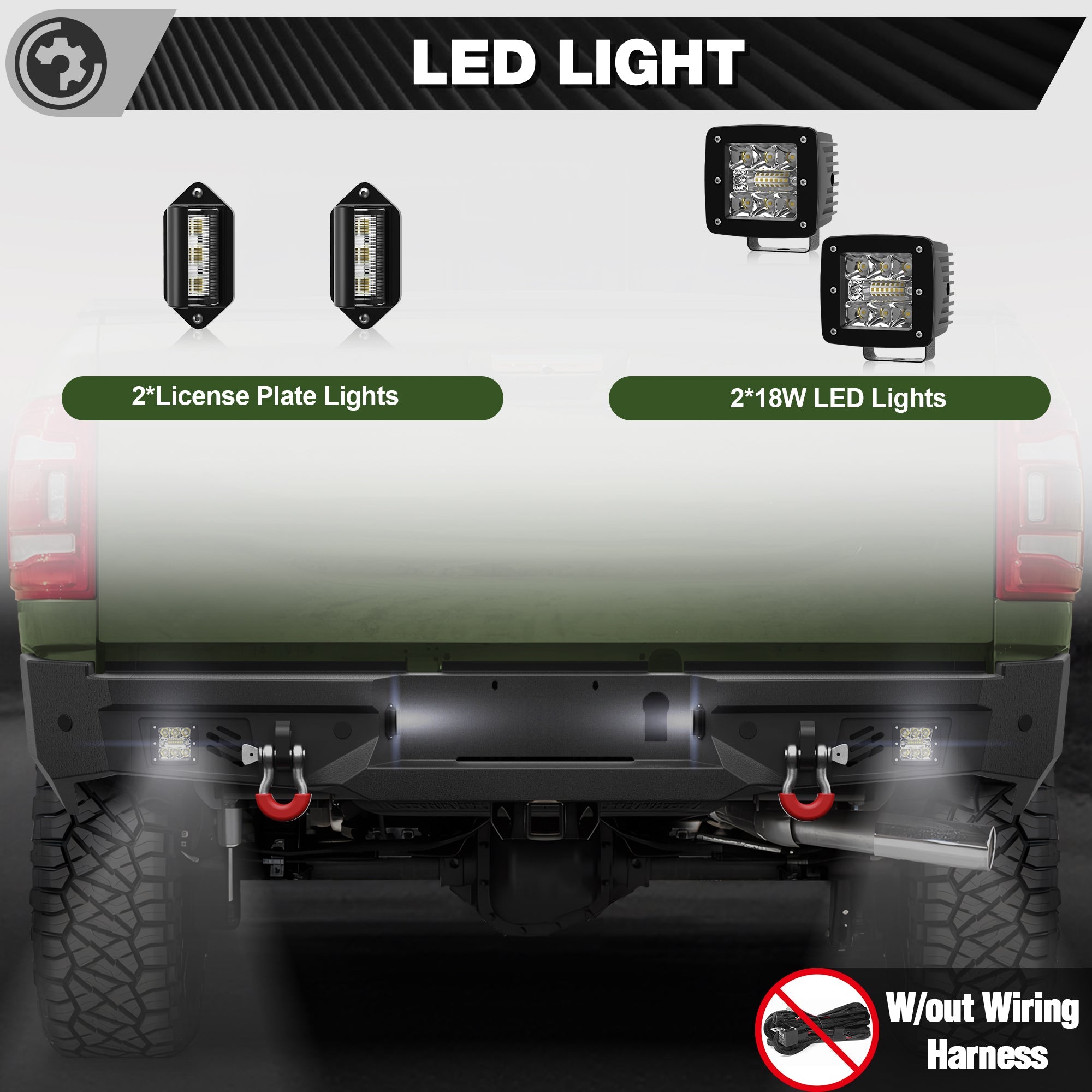 Ram 2500 Rear Bumper for 2019-2025 Dodge Ram 2500/3500 Pickup Trucks - nadiaauto