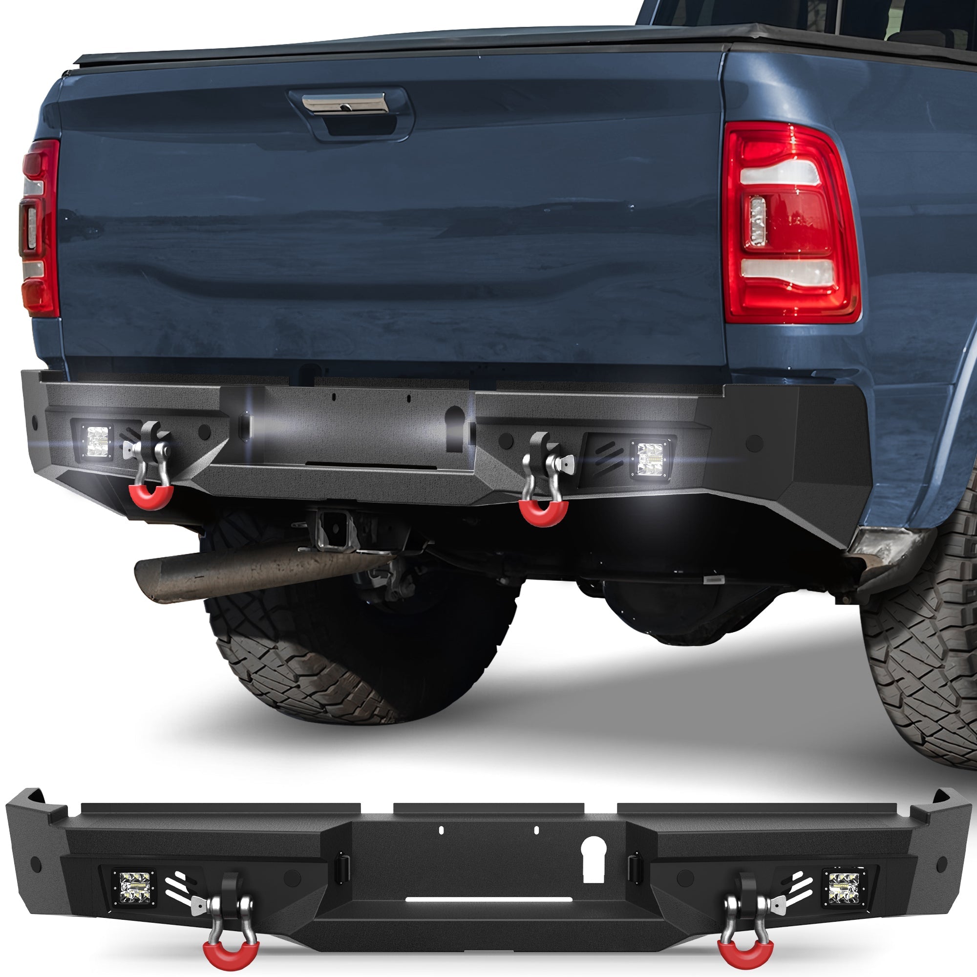 Ram 2500 Rear Bumper for 2019 - 2025 Dodge Ram 2500/3500 Pickup Trucks - nadiaauto