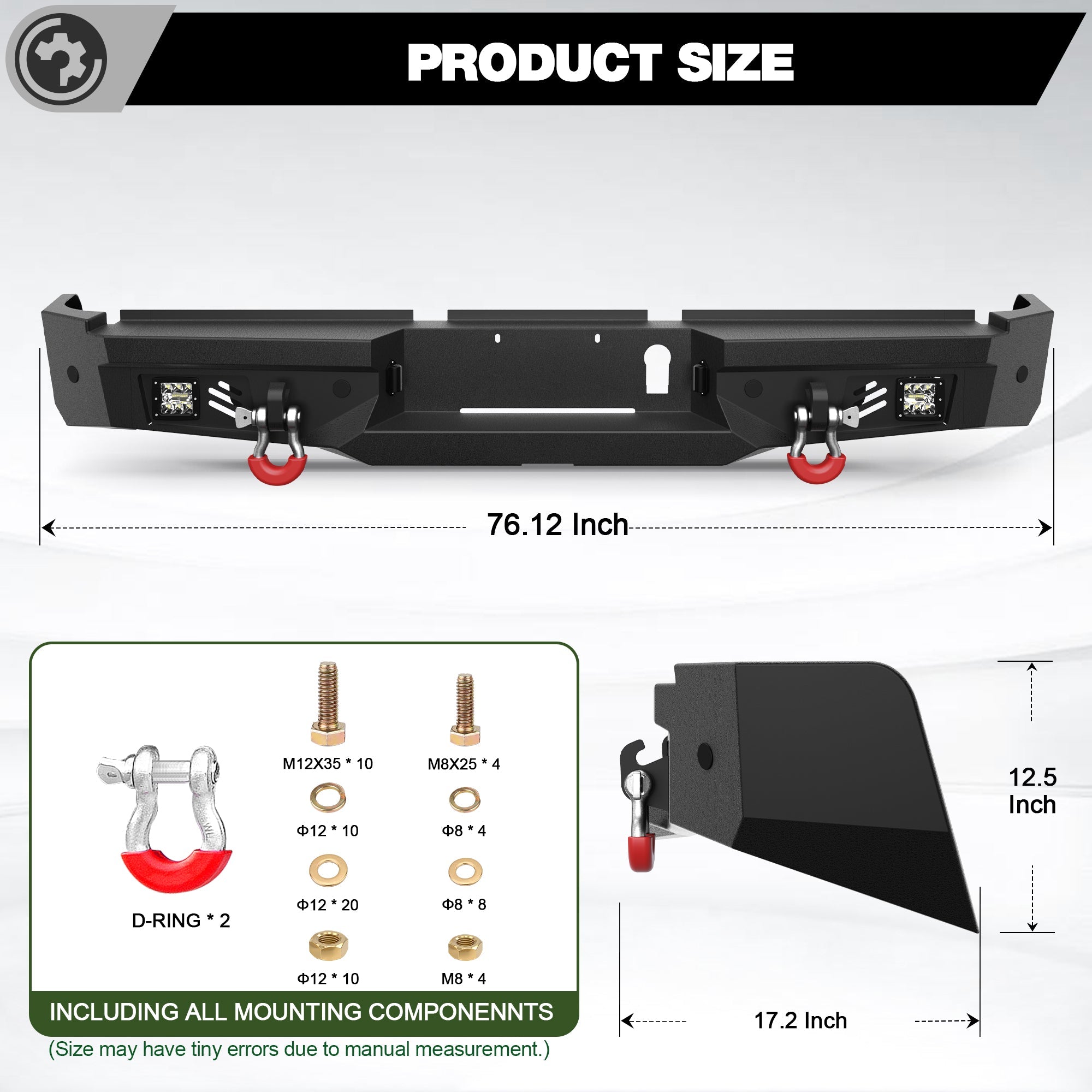 Ram 2500 Rear Bumper for 2019-2025 Dodge Ram 2500/3500 Pickup Trucks - nadiaauto