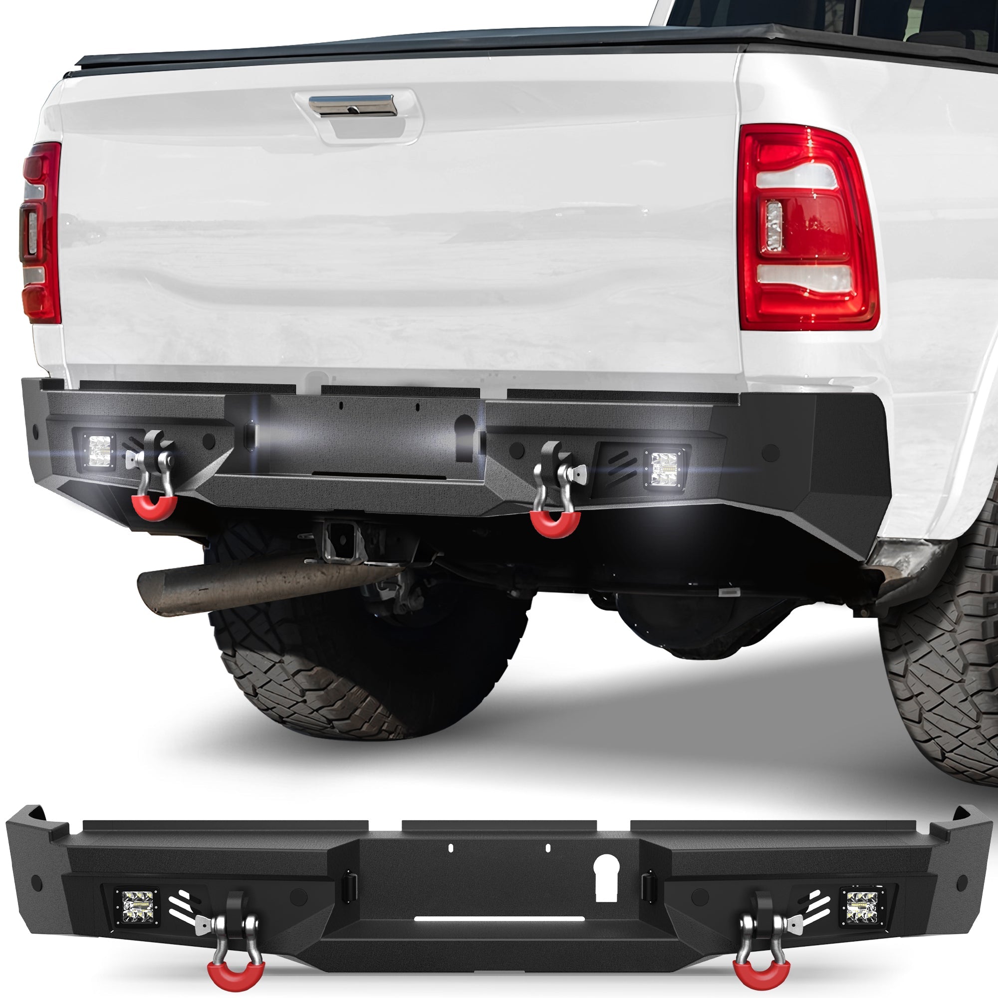 Ram 2500 Rear Bumper for 2019 - 2025 Dodge Ram 2500/3500 Pickup Trucks - nadiaauto
